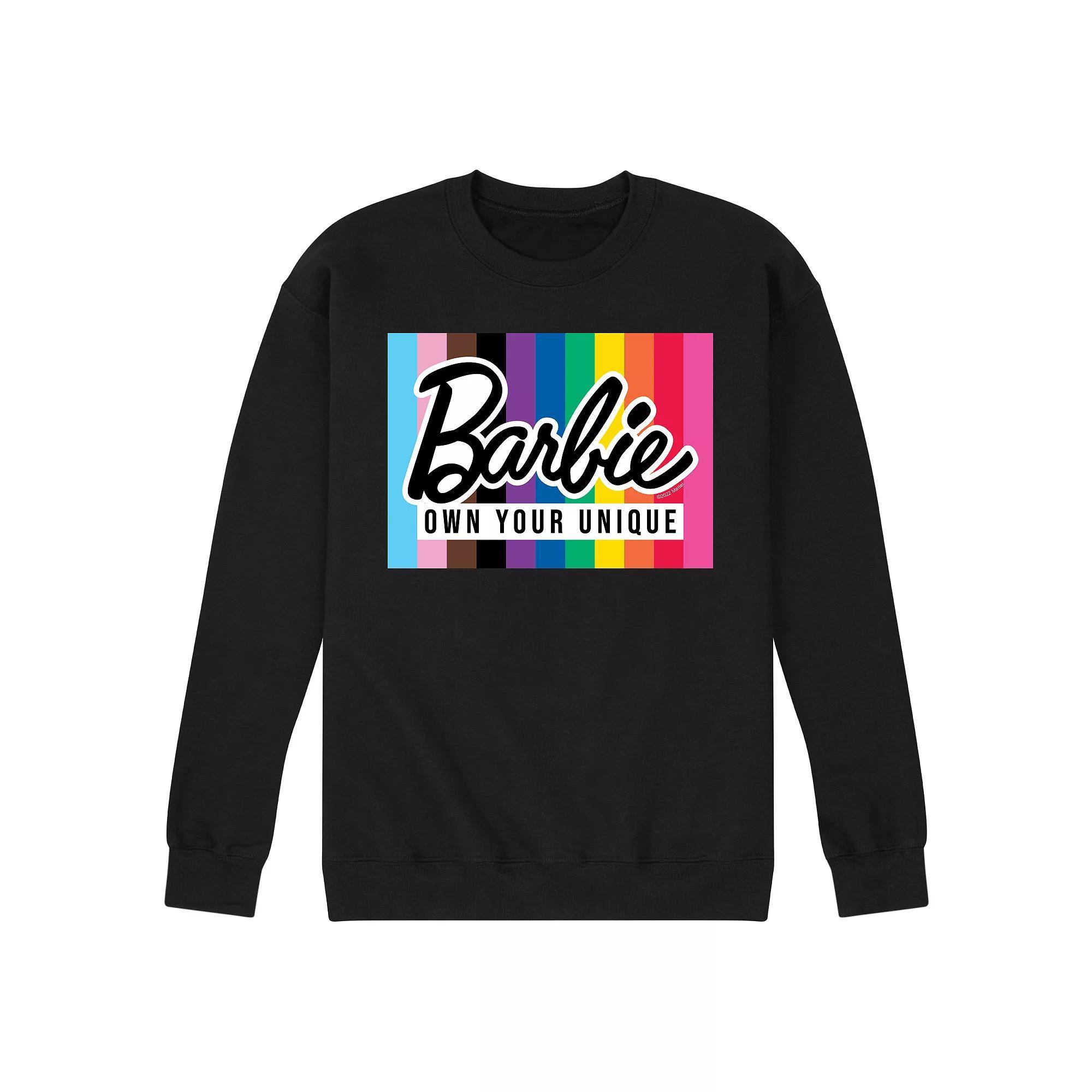 Mens Barbie Own Your Unique Graphic Fleece Product Image