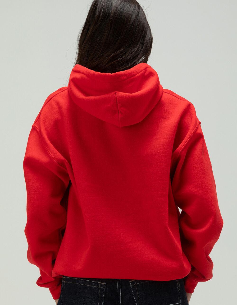 PLAYBOY Airbrush Star Womens Hoodie - RED Product Image