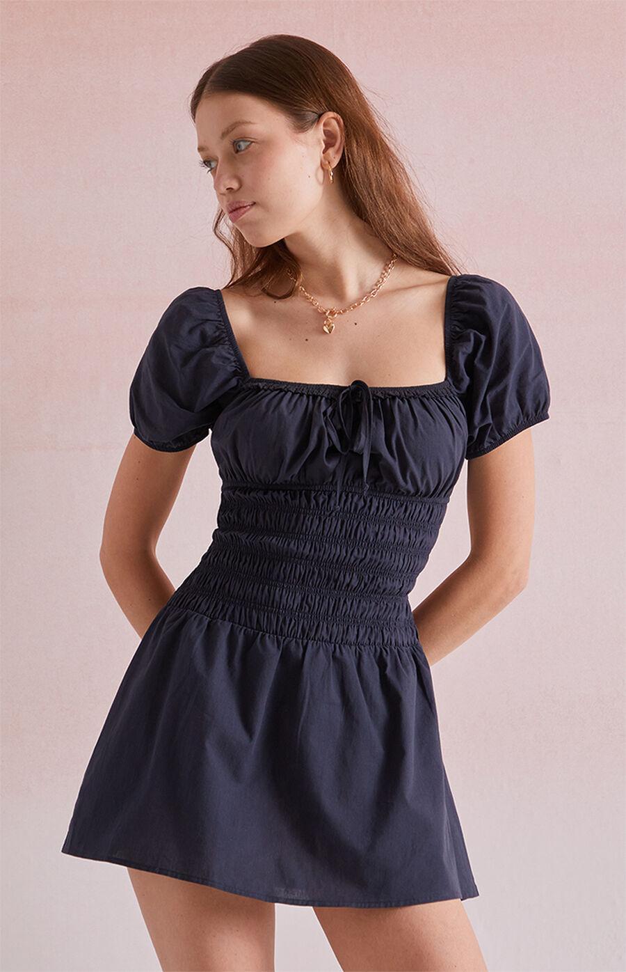 Jane Puff Sleeve Mini Dress Product Image