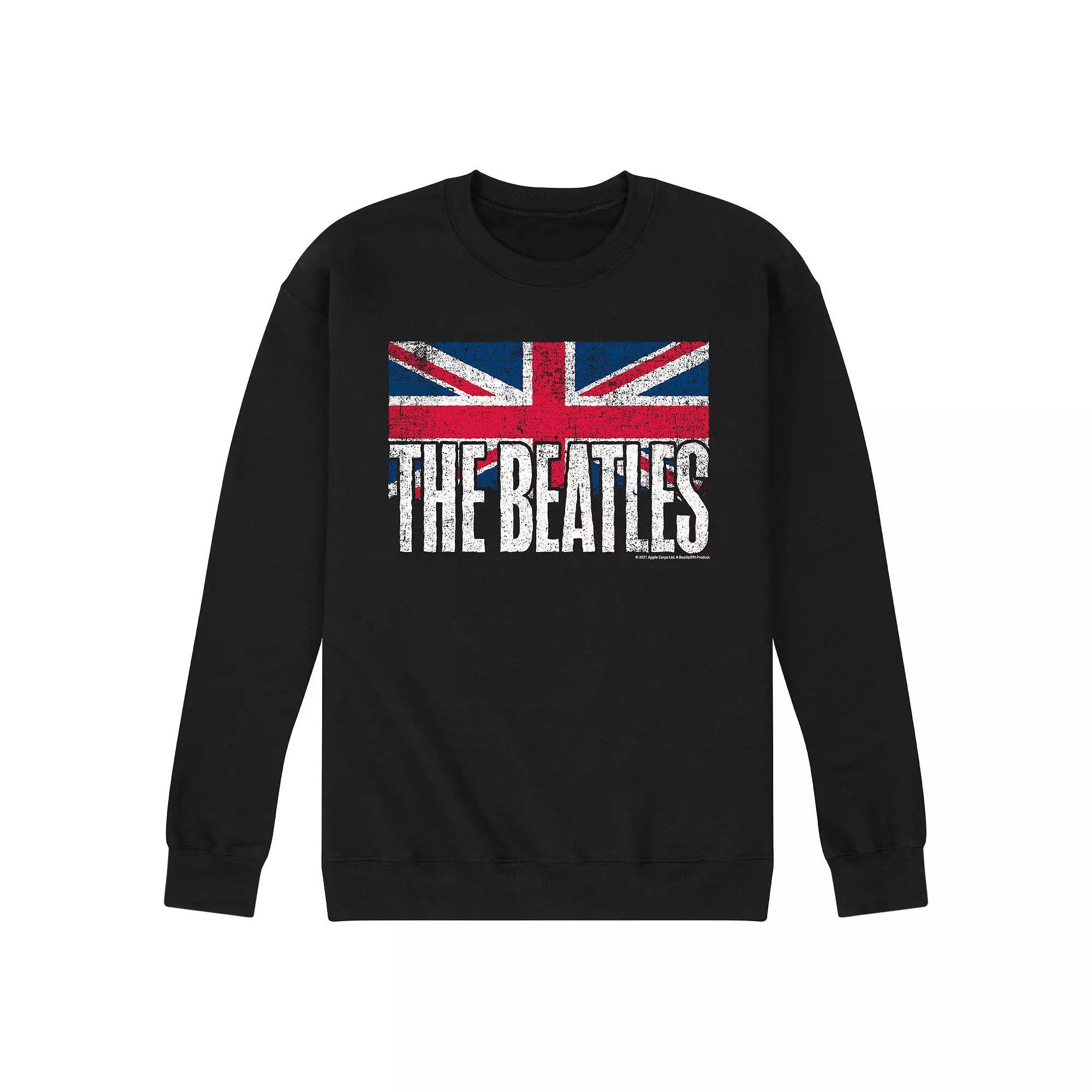 Mens The Beatles Union Jack Sweatshirt Product Image