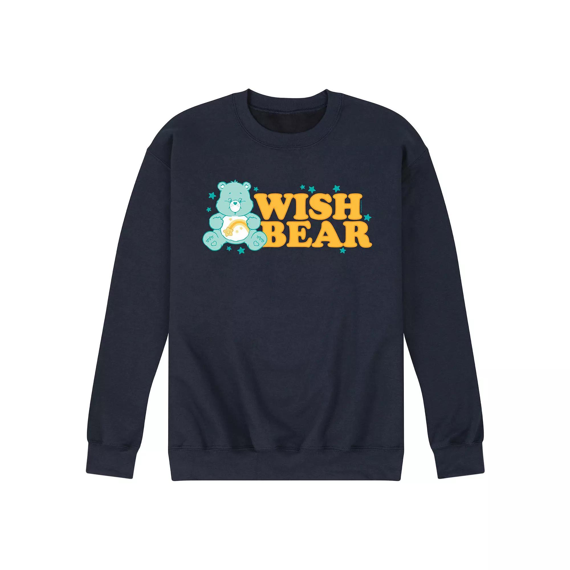 Mens Care Bears Wish Bear Fleece Sweatshirt Product Image
