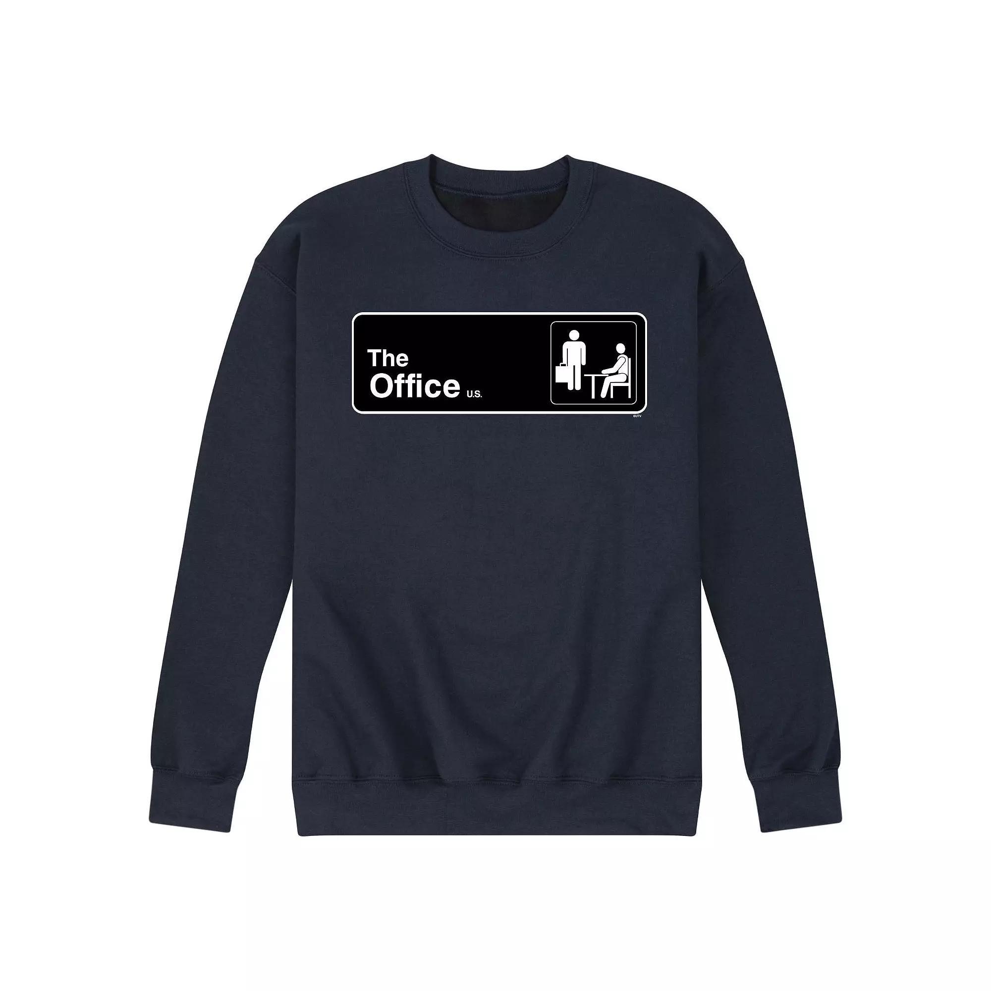 Mens The Office Door Sign Sweatshirt Product Image