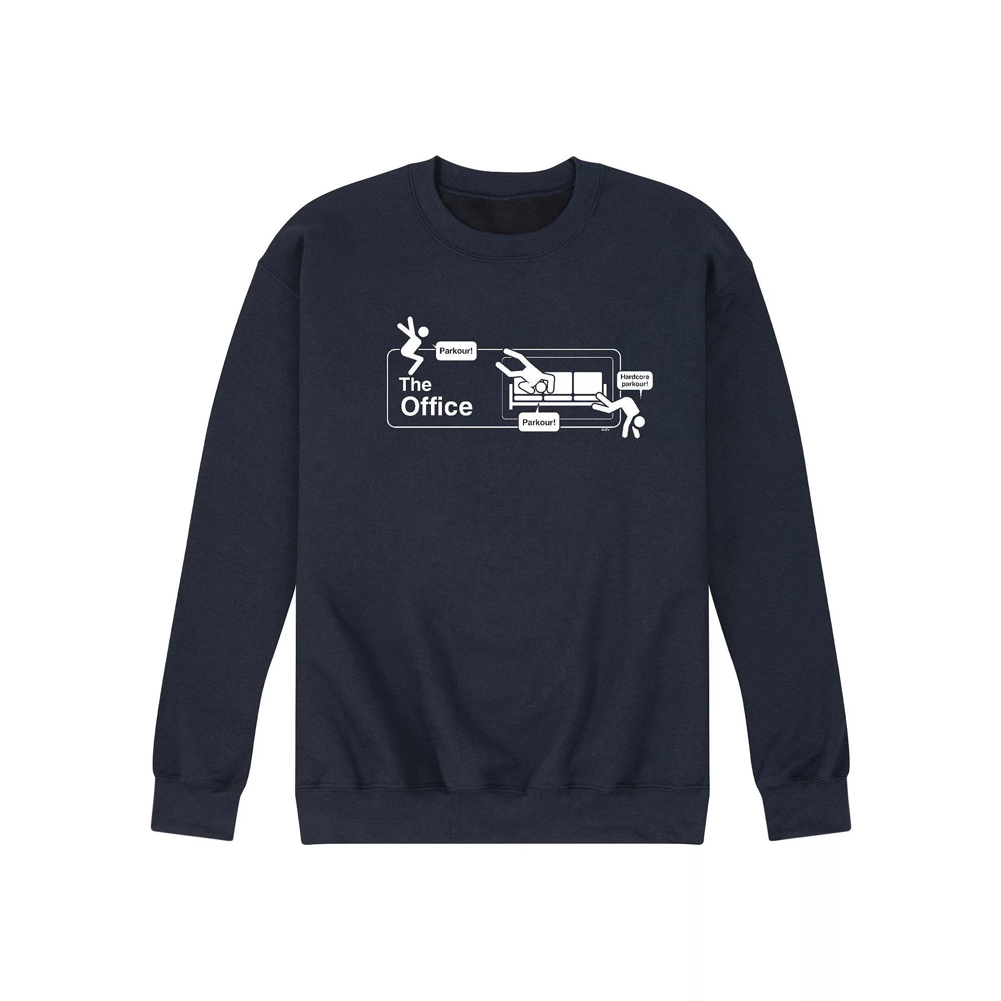 Mens The Office Parkour Logo Sweatshirt Blue Product Image