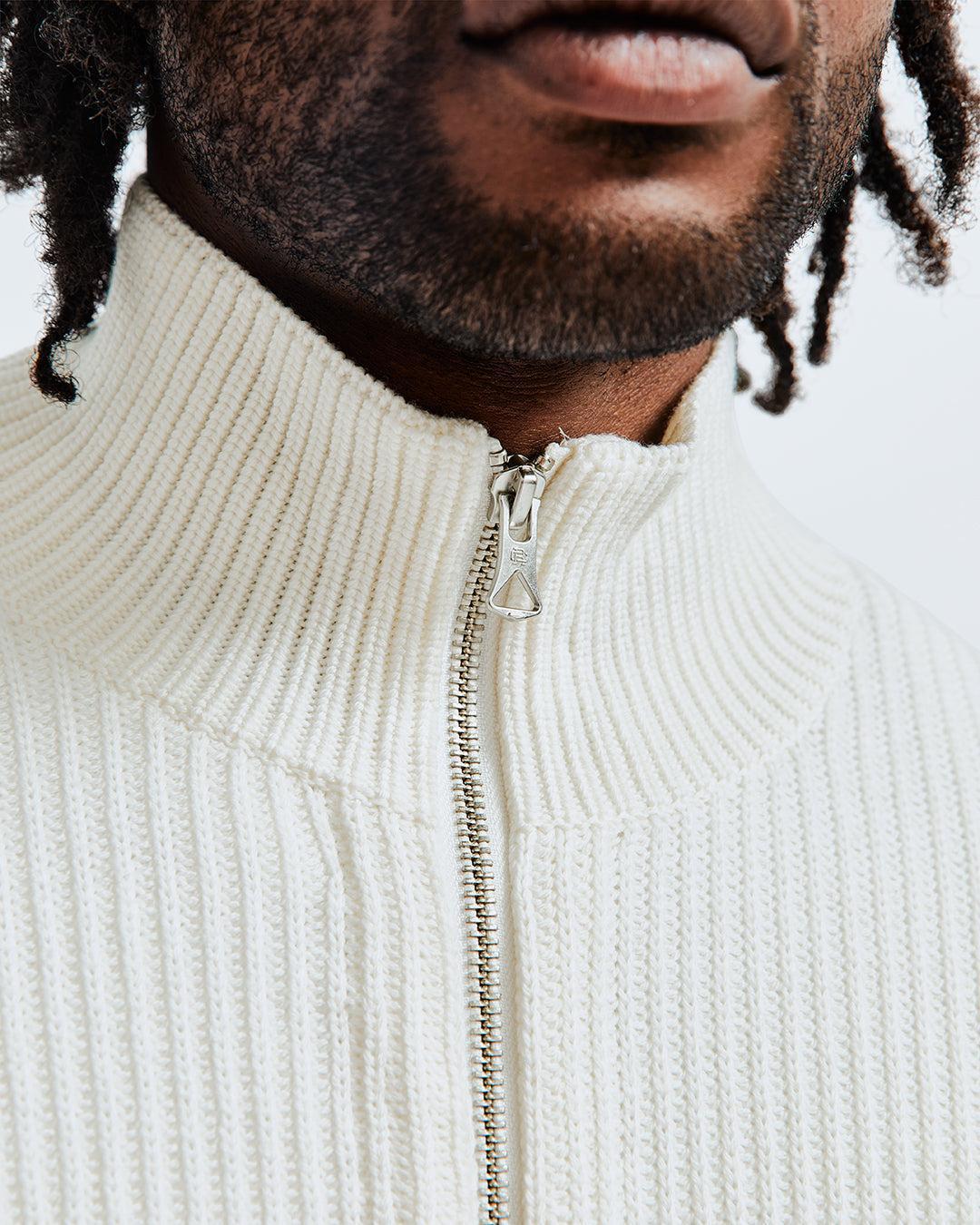 Heavyweight Merino Vinnie Track Jacket - Vault Male Product Image