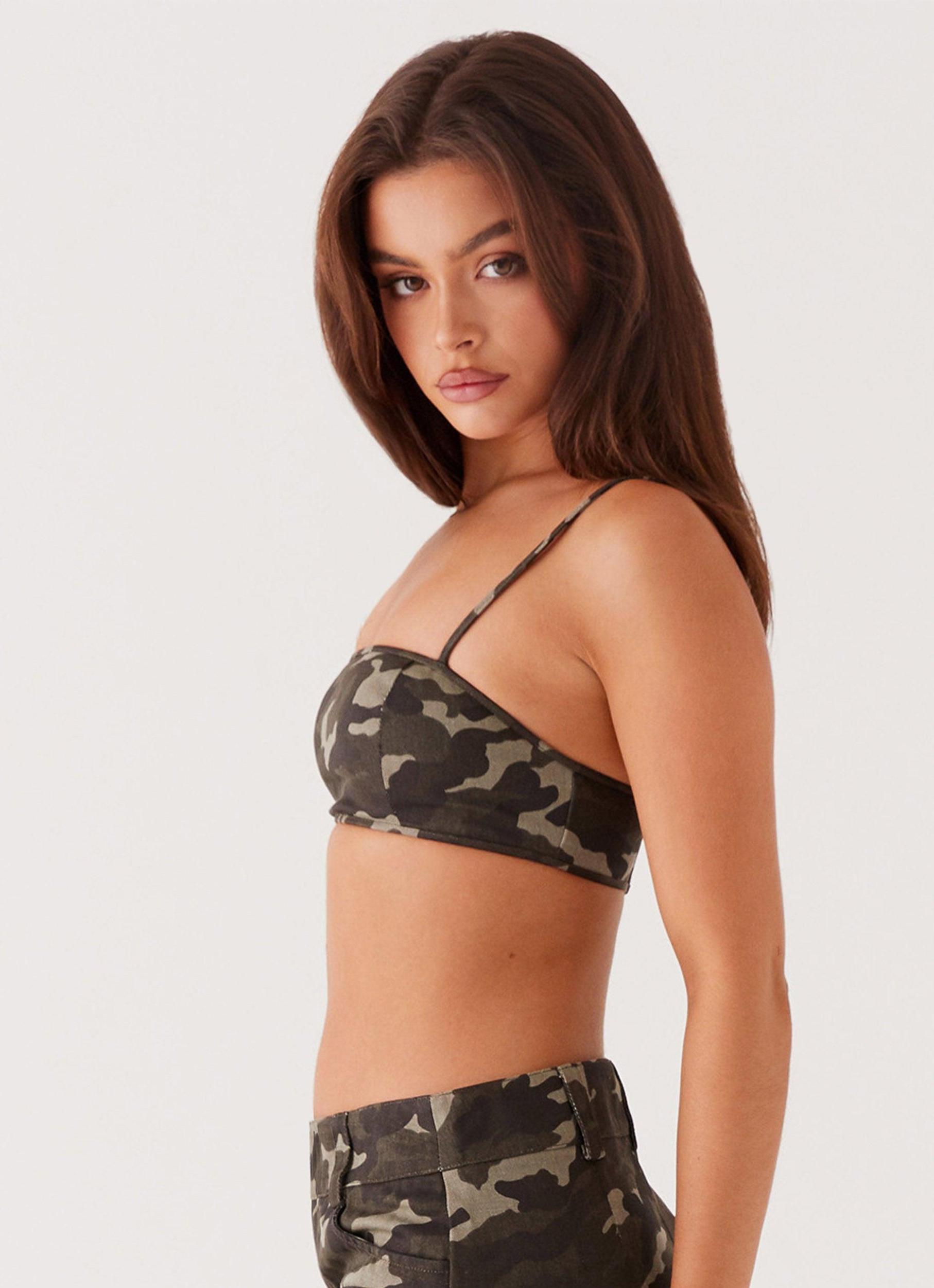 Underground Lust Low Rise Mini Skirt - Camo Product Image