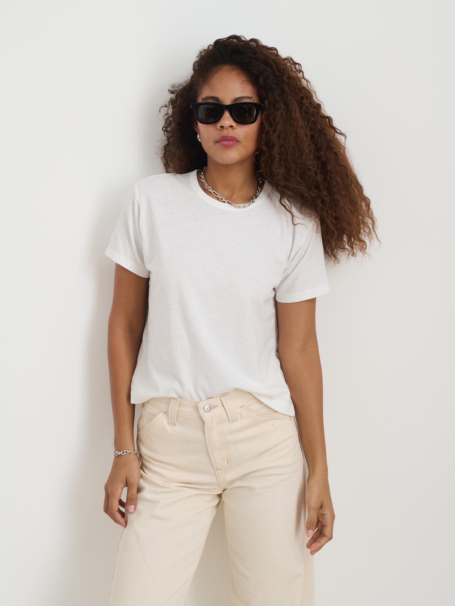 Garcon Tee In Linen Cotton Product Image