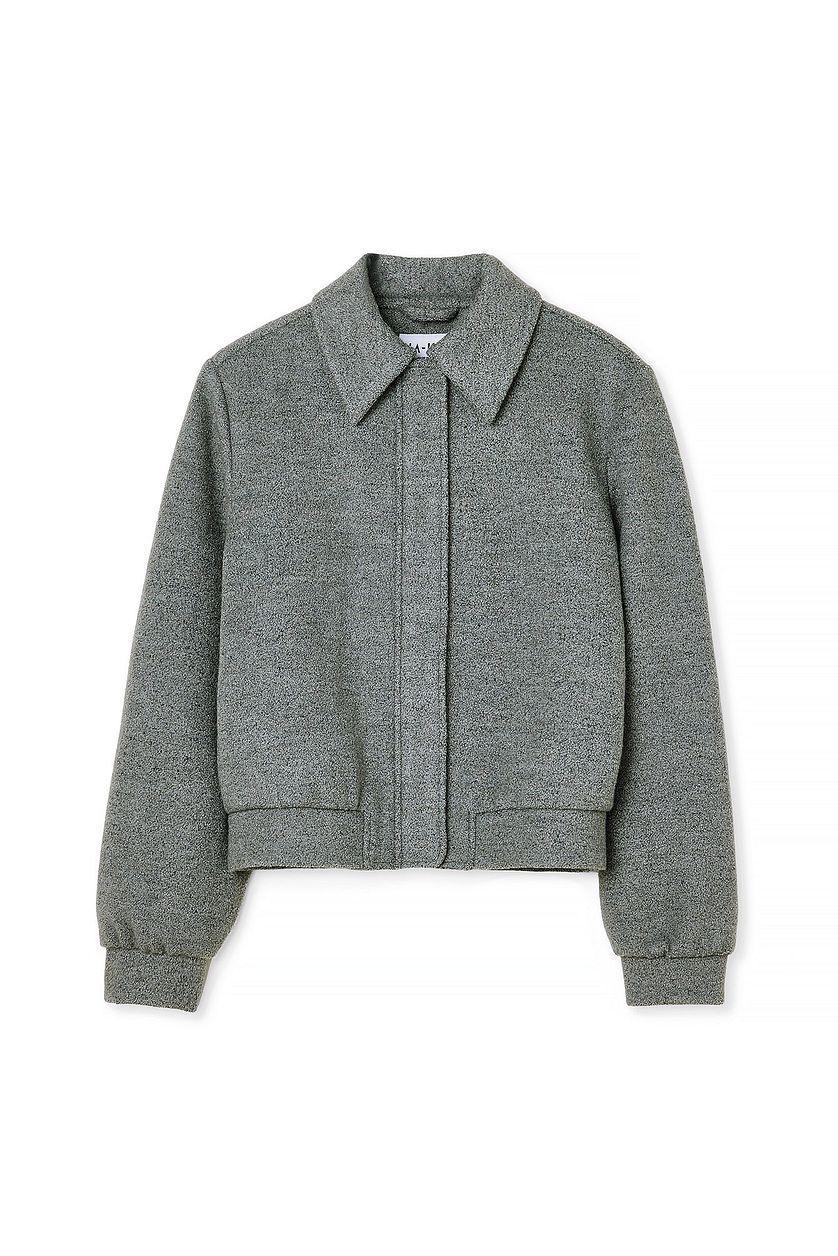 Bomber Wool Blend Jacket Product Image