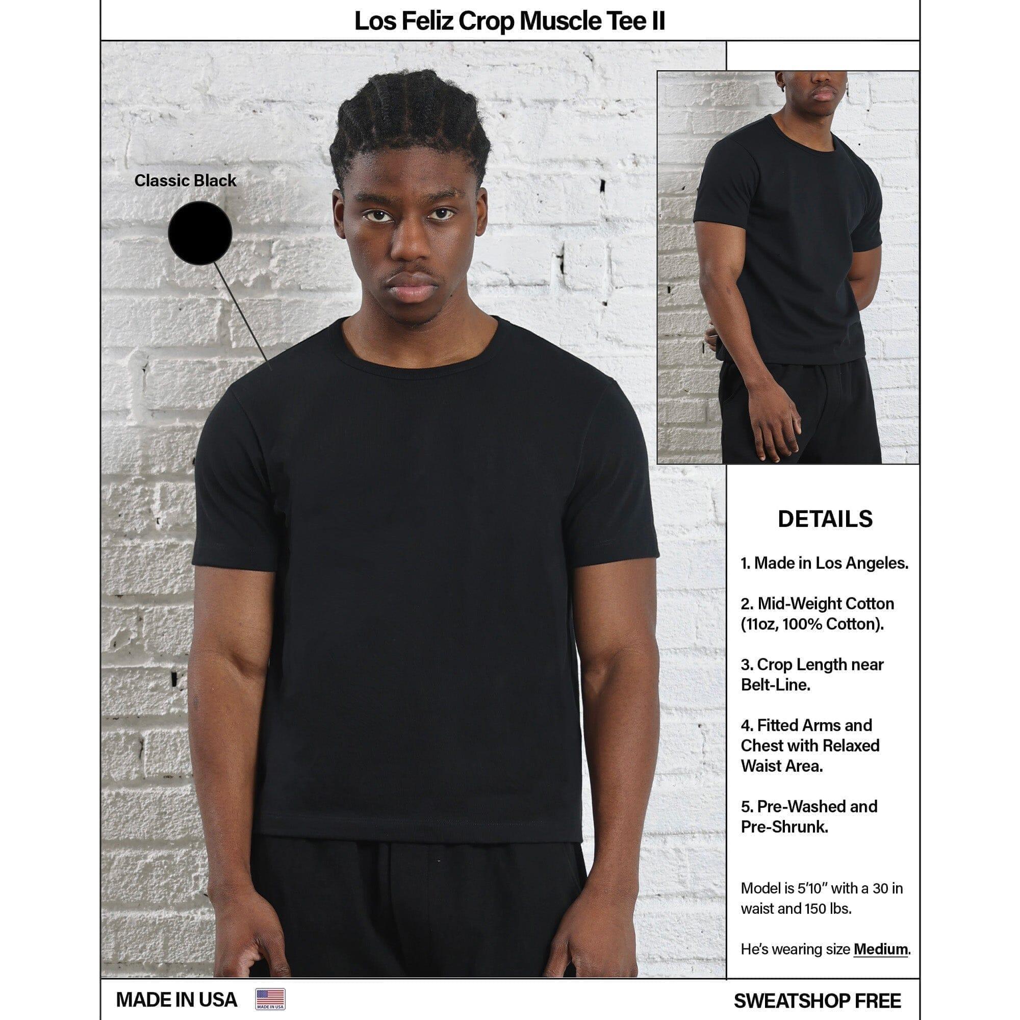 Los Feliz Crop Muscle Tee II Male Product Image