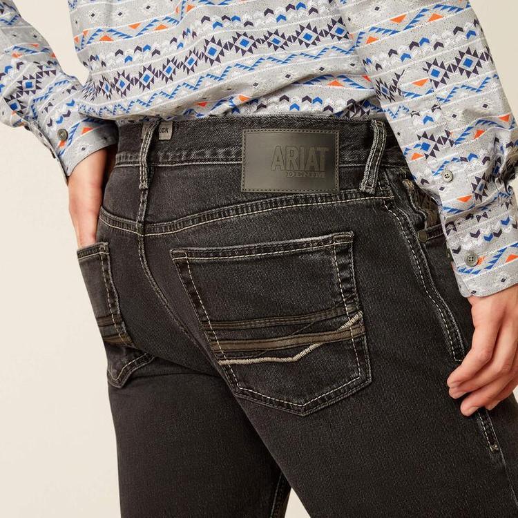 SALE Ariat® Men's M7 Slim Onyx Black Straight Leg Jeans Product Image