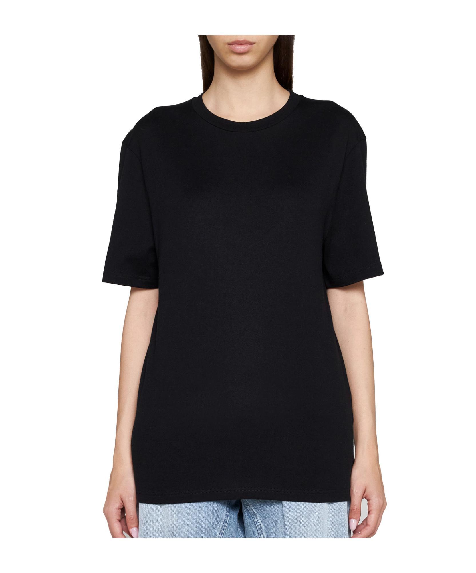 JIL SANDER Logo-print Cotton T-shirt In Black Product Image