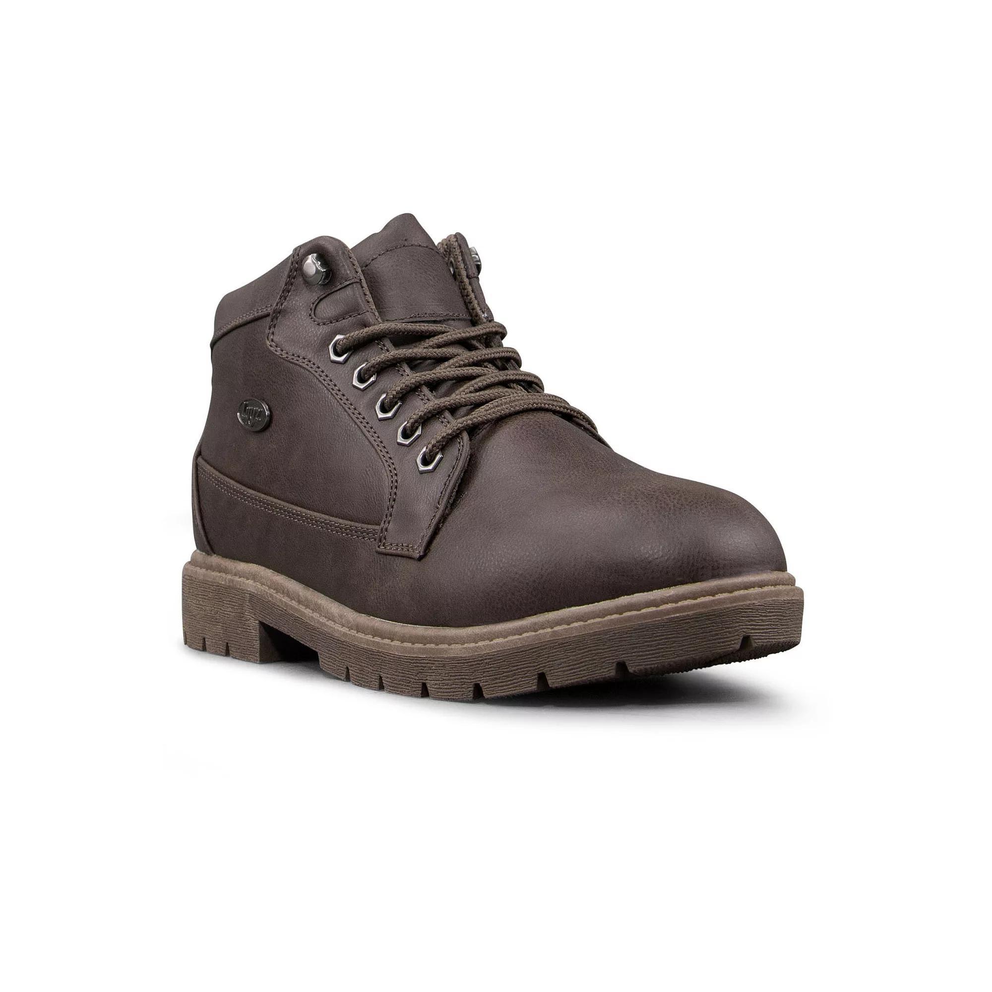 Lugz Mantle Mid Men's Ankle Boots, Size: 9.5, Dk Brown Falcon Black Product Image