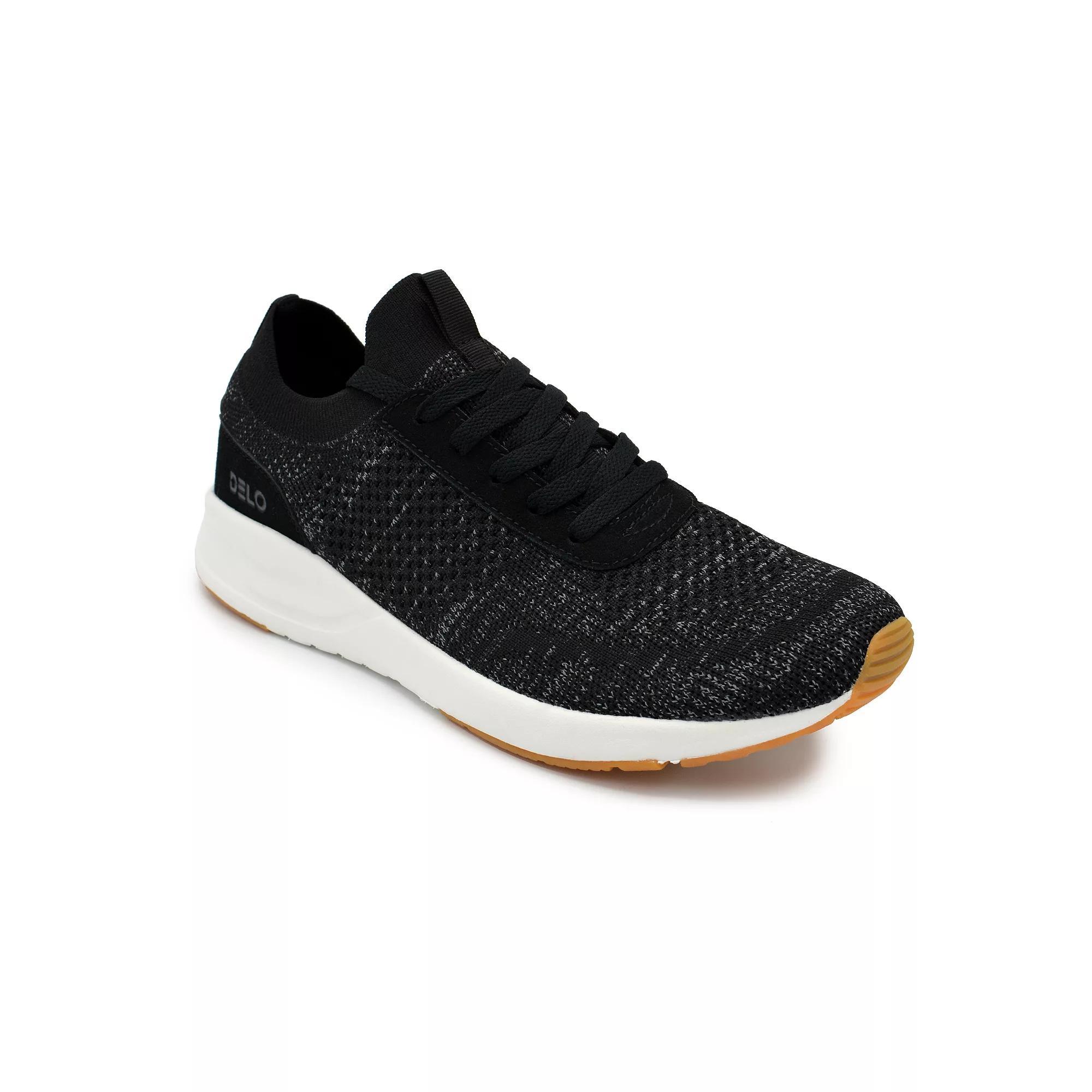 Men's DELO Go Green ECO-Friendly Knit Sneakers, Size: 8, Black Product Image