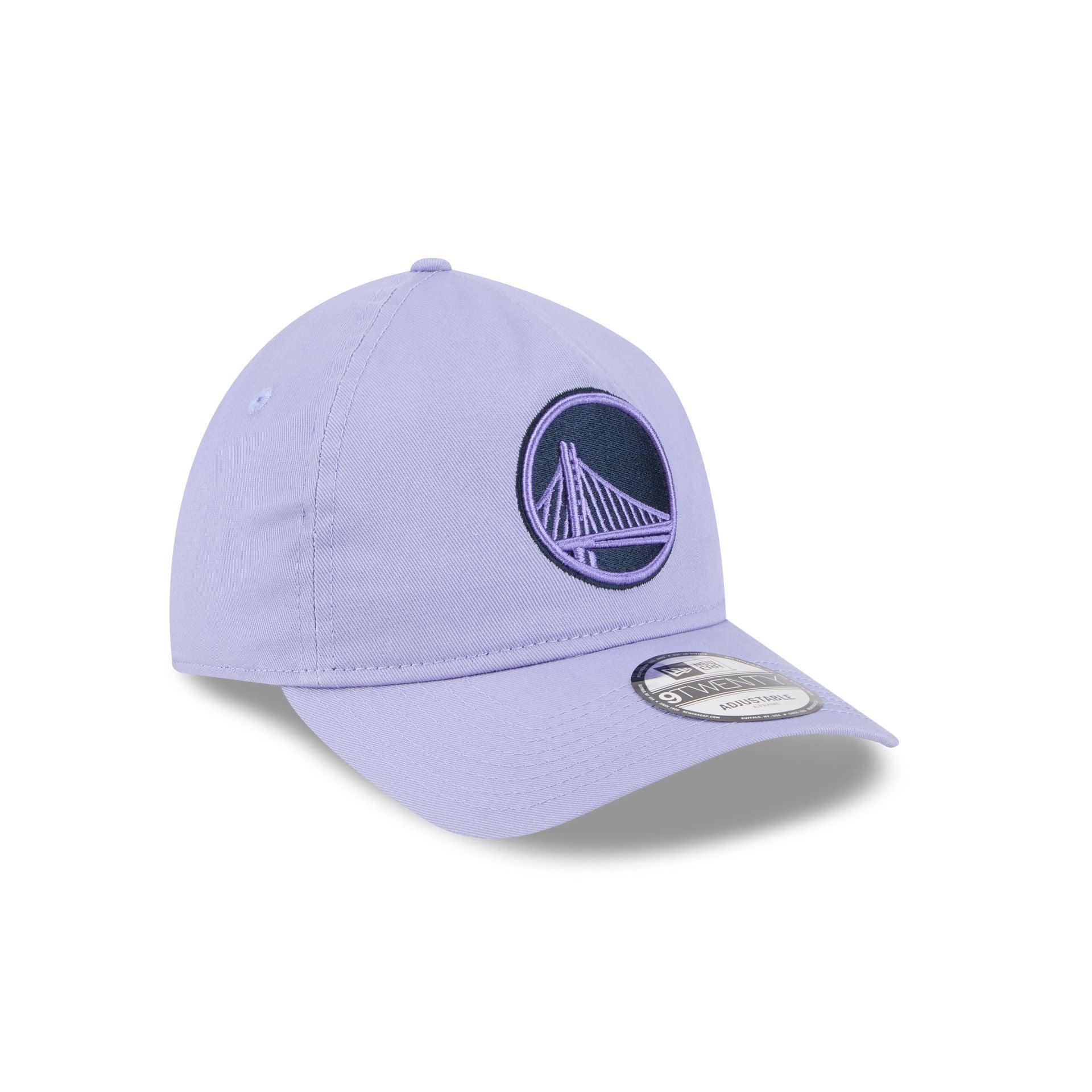 Golden State Warriors Lavender 9TWENTY A-Frame Adjustable Hat Male Product Image