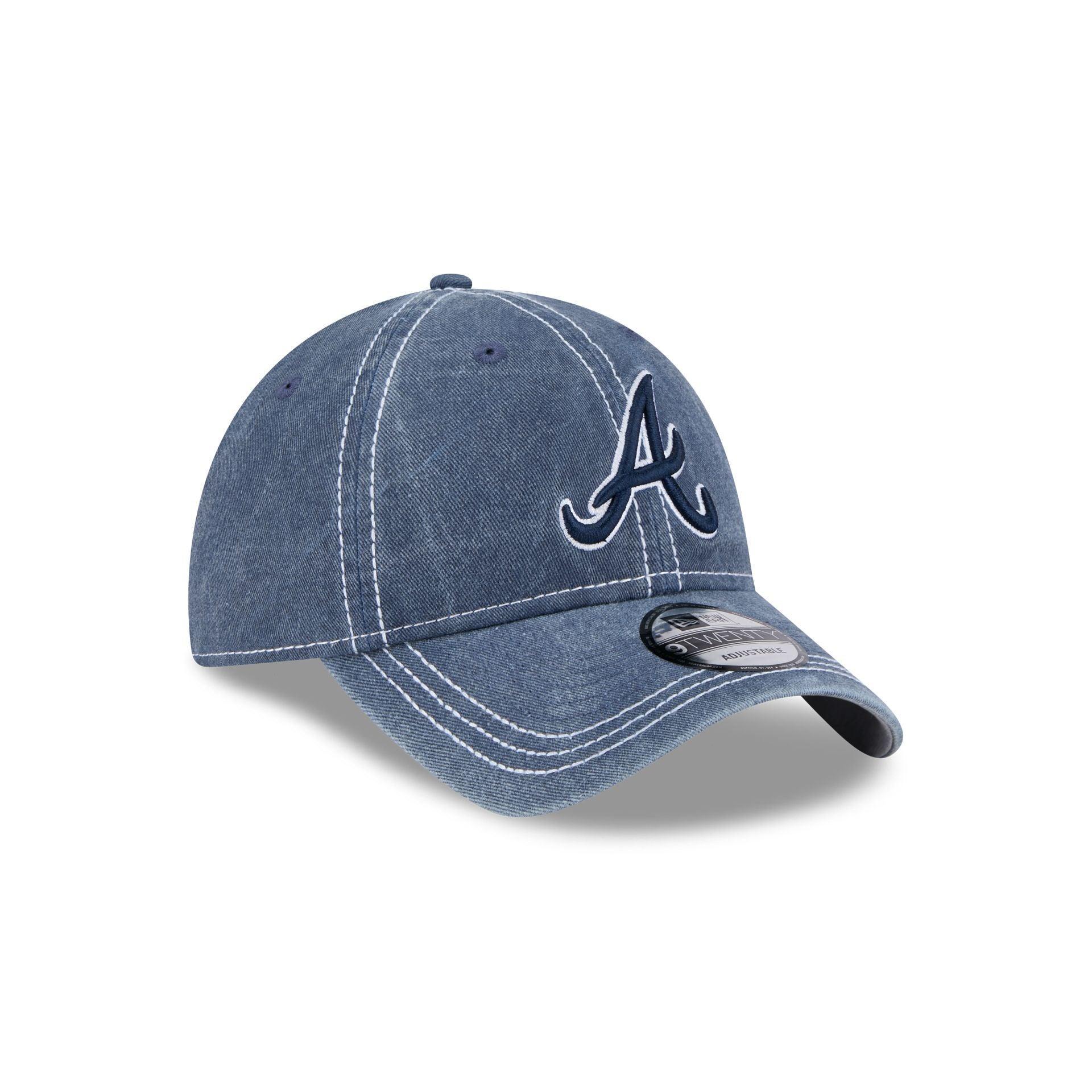 Atlanta Braves Washed Contrast 9TWENTY Adjustable Hat Male Product Image