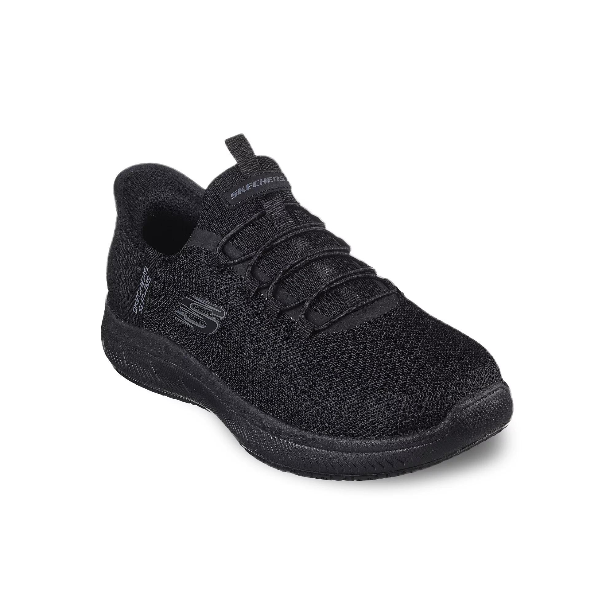 Skechers Hands Free Slip-ins™ Work™ Summits SR Enslee Women's Shoes, Size: 11 Wide, Black Product Image