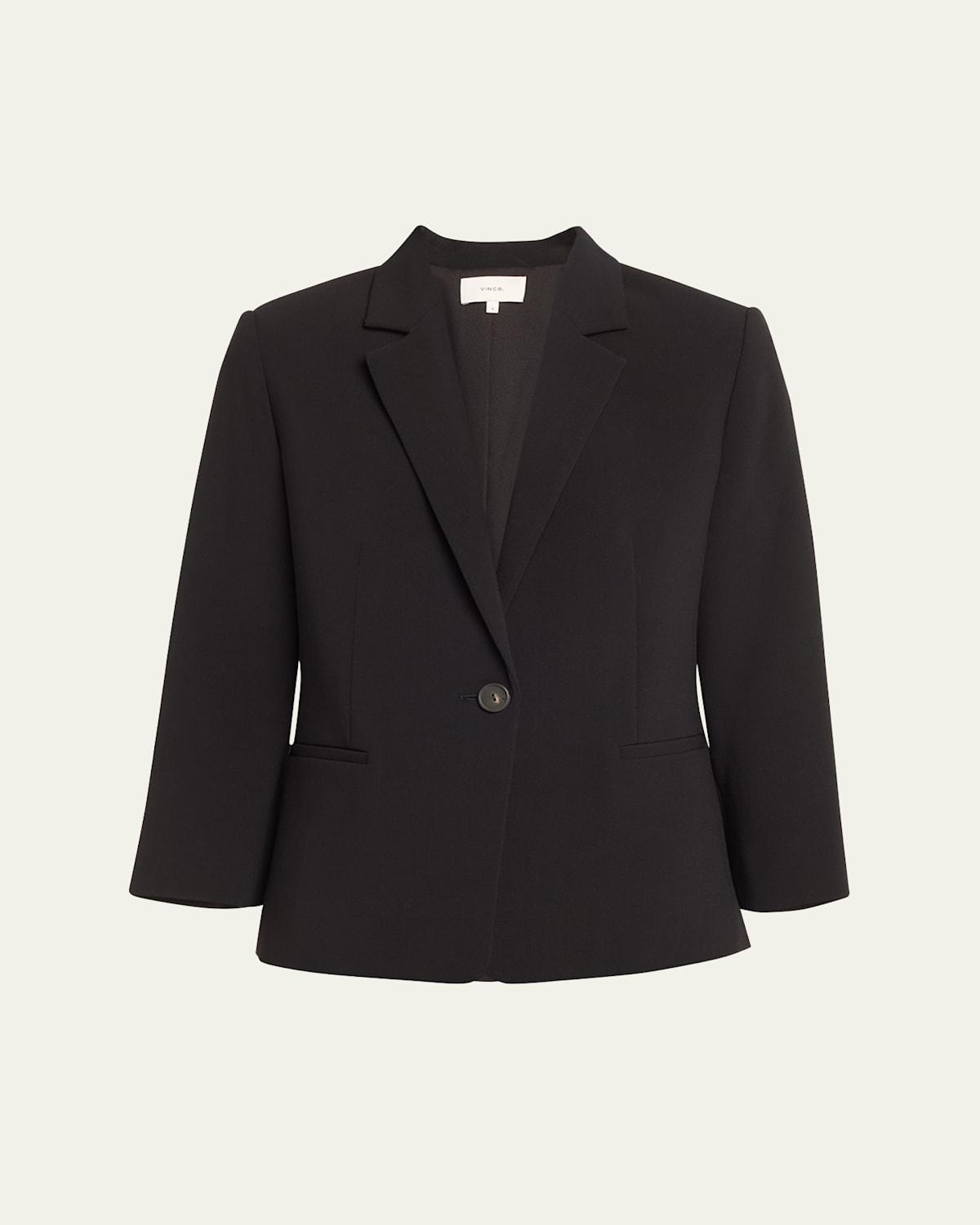 Shrunken Bracelet-Sleeve Blazer Product Image