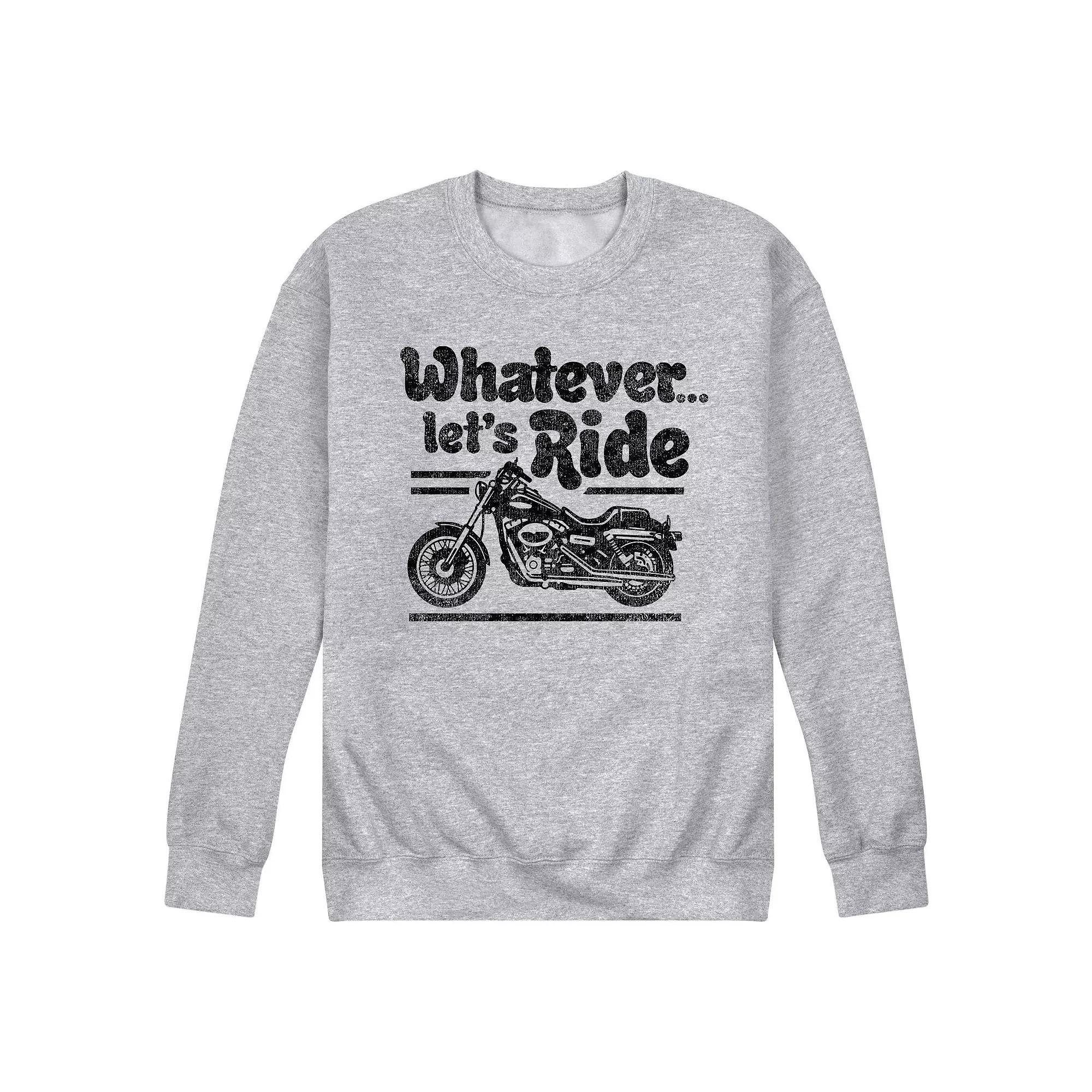 Mens Whatever Lets Ride Sweatshirt Product Image