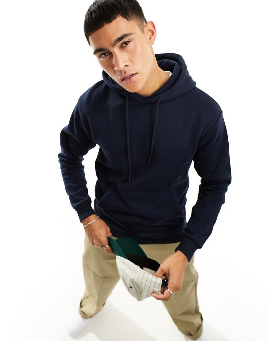Jack & Jones oversized hoodie in navy Product Image