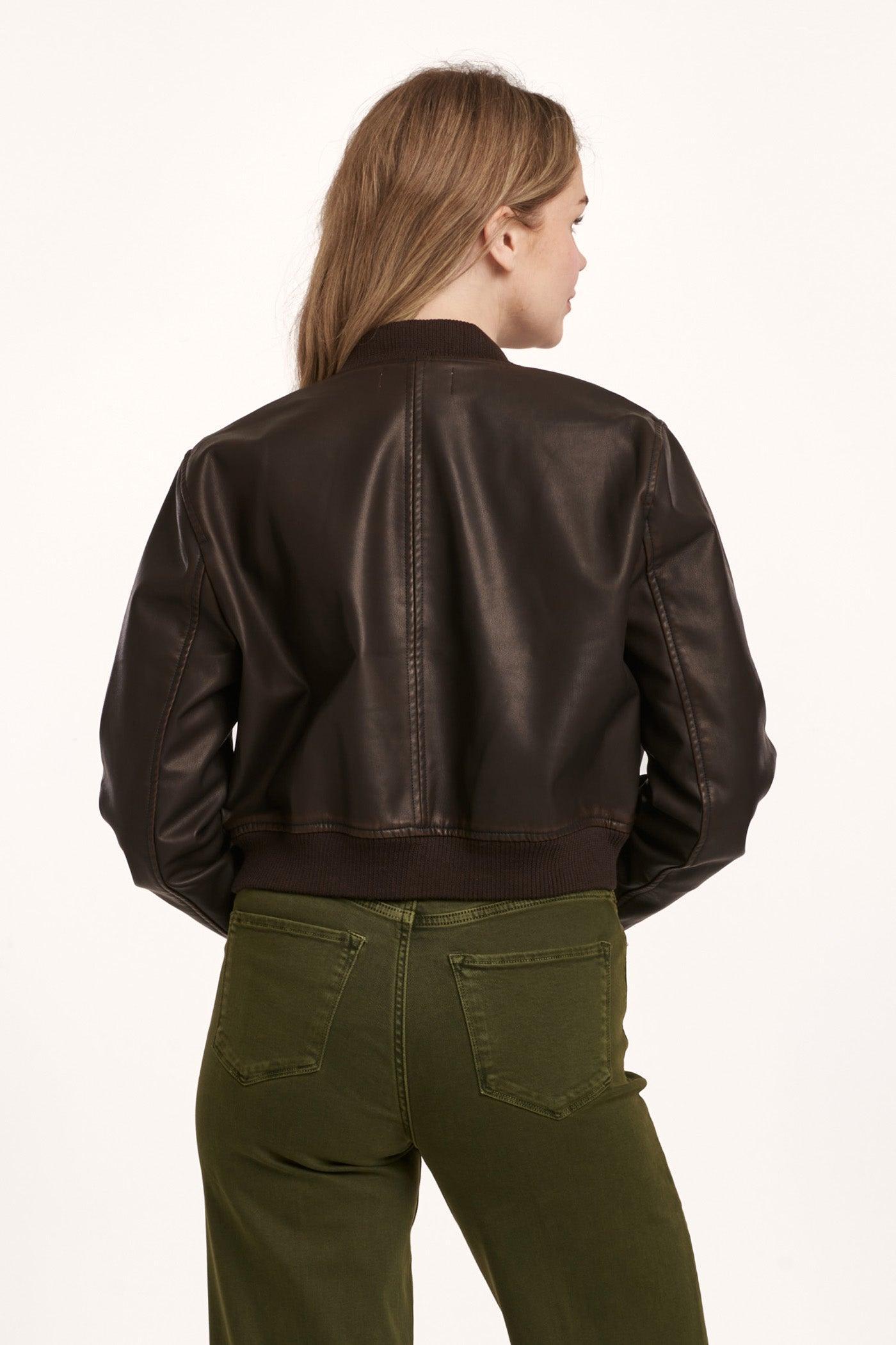 Inez Relaxed Fit Vegan Jacket Product Image