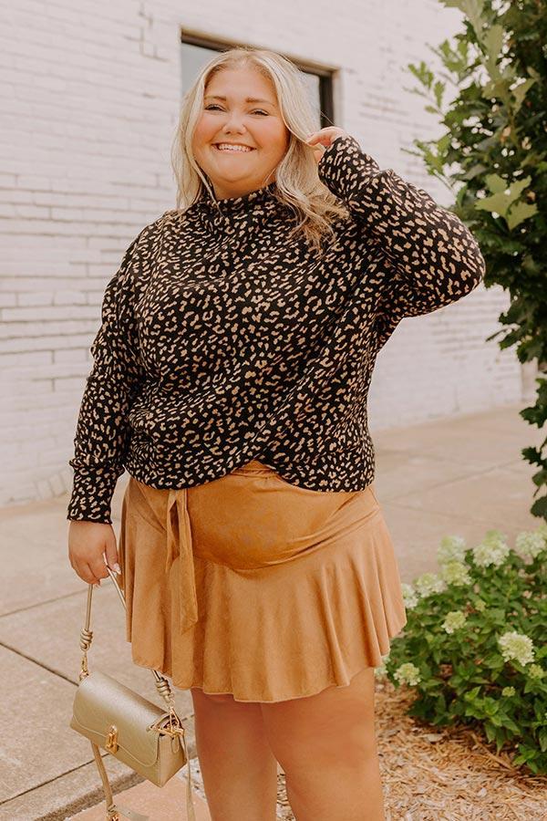 Charming Encounters Knit Sweater Top Curves Product Image