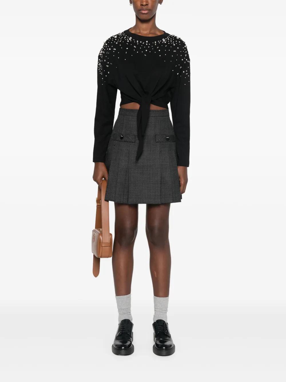 rhinestoned tie top Product Image