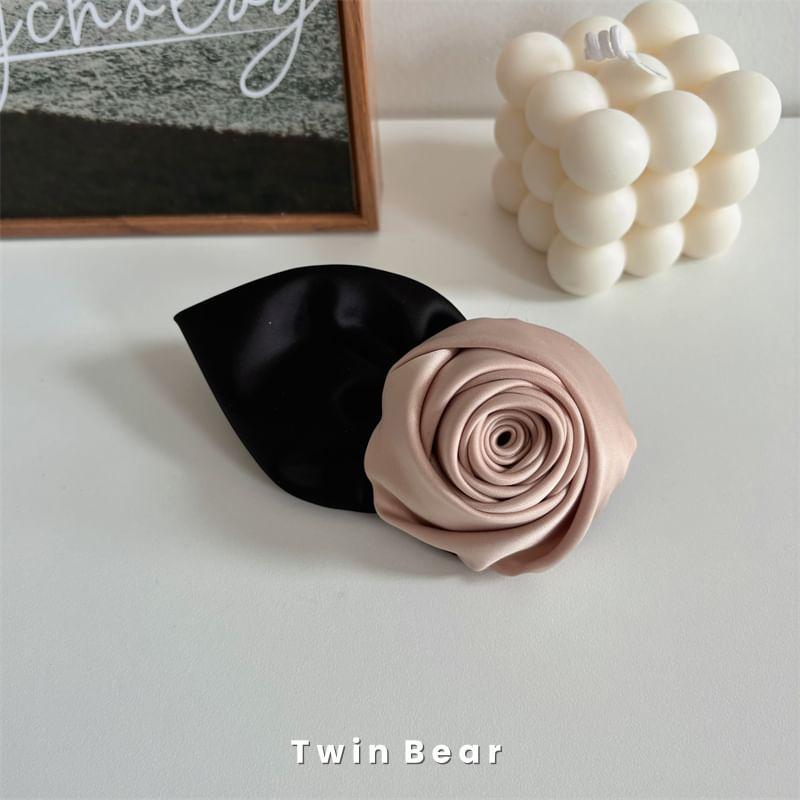 Floral Satin Hair Clip Product Image