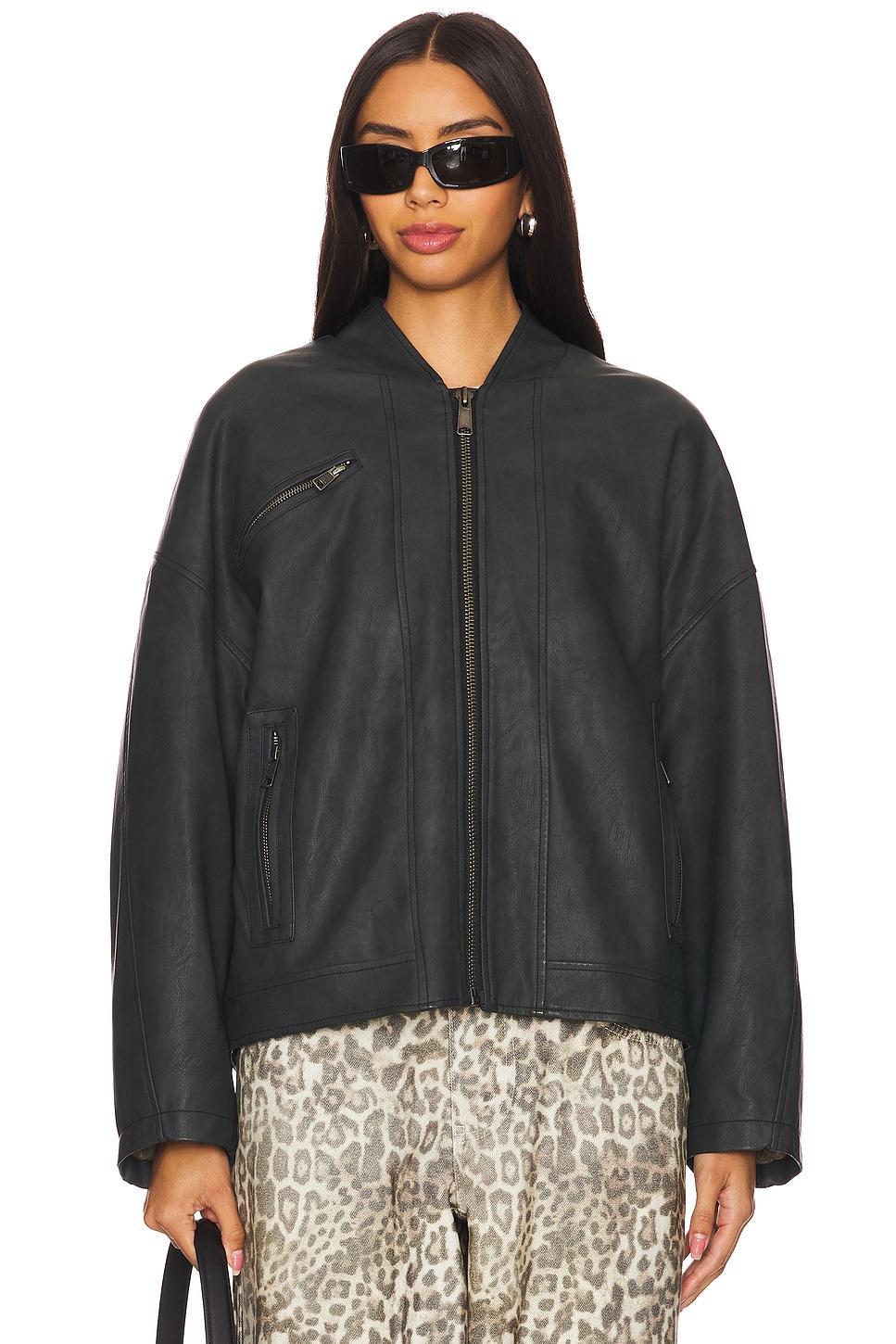 x We The Free Vinny Faux Leather Bomber Free People Product Image