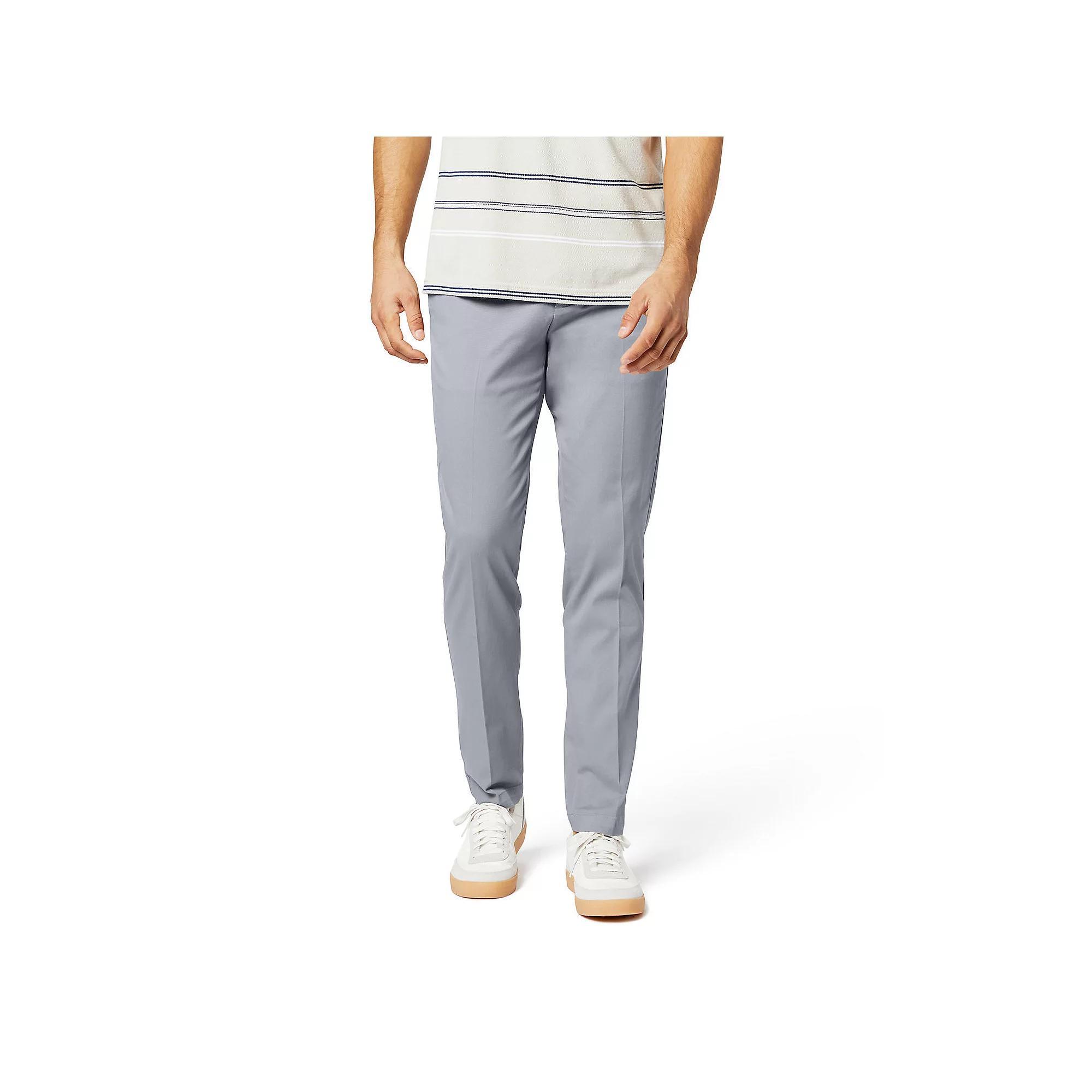 Men's Dockers® Easy Khaki Slim Stretch Flat-Front Pants, Size: 30 X 32, Burma Gray Product Image