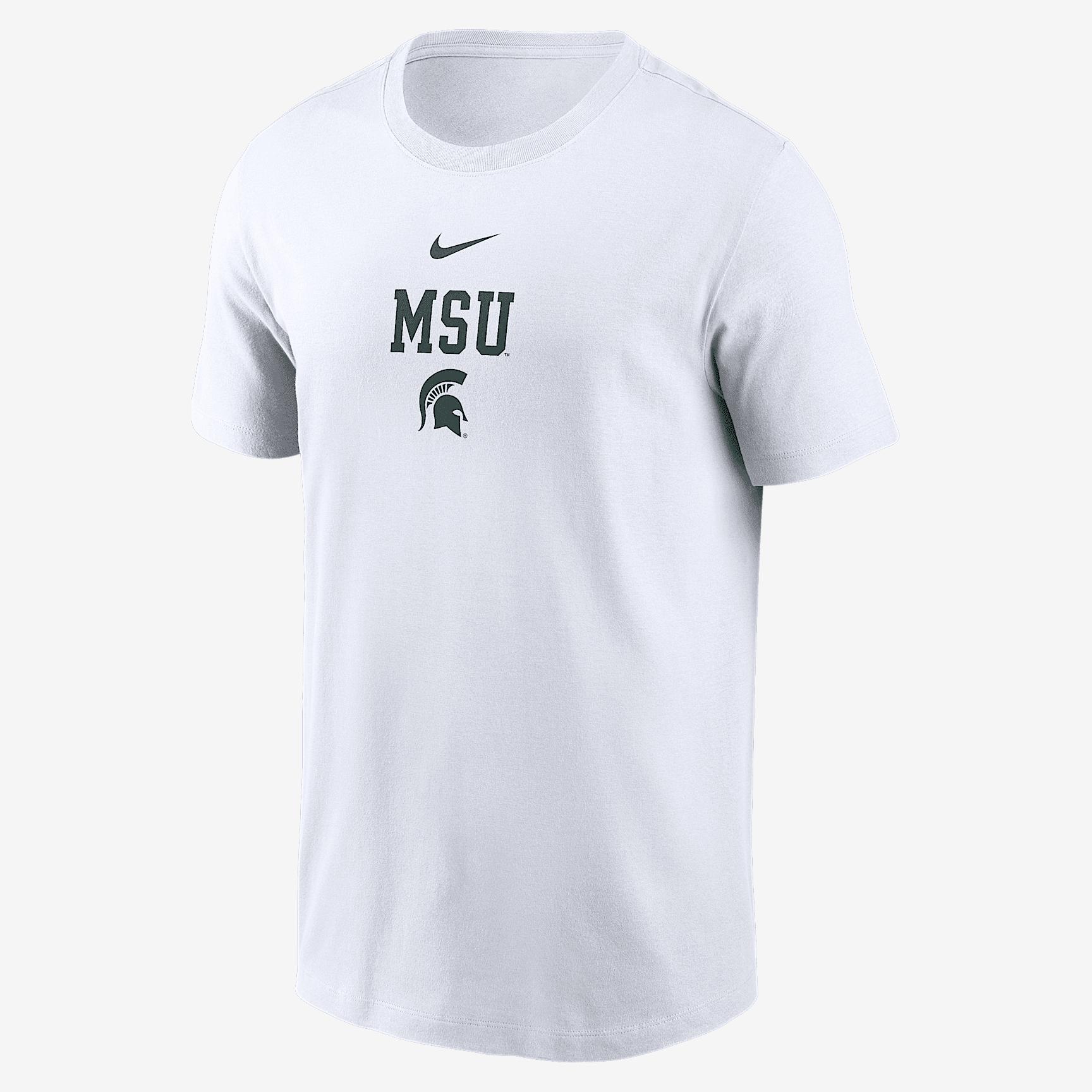 Michigan State 2-Hit Stacked Nike Men's College T-Shirt Product Image