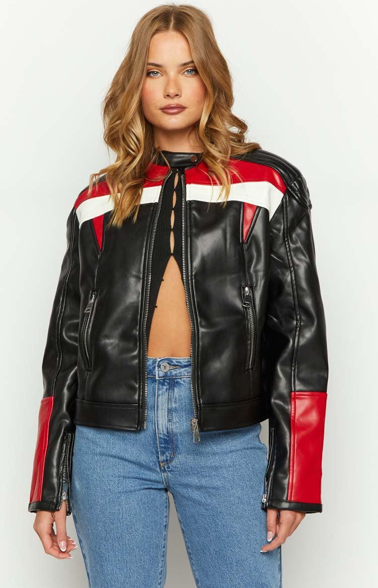 Lioness Top Model Onyx Biker Jacket Product Image