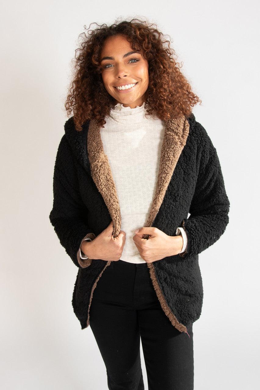 Two Tone Teddy Jacket Product Image