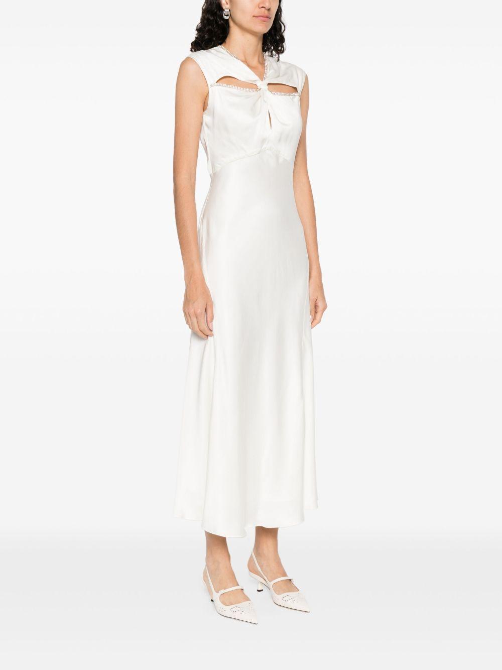 long crystal-embellished dress Product Image