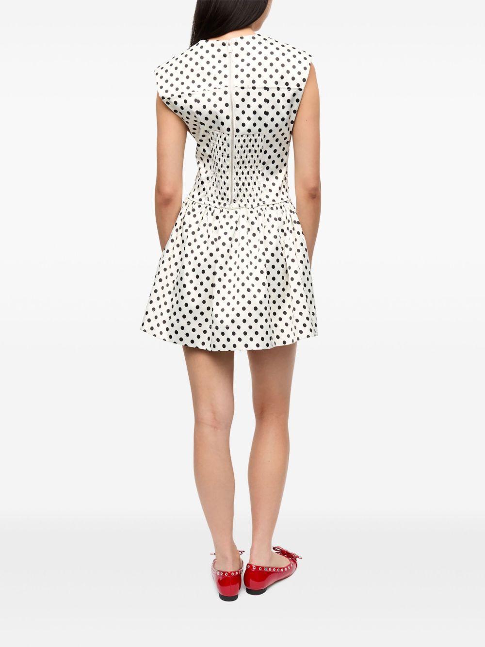 polka dot-print mini dress Product Image