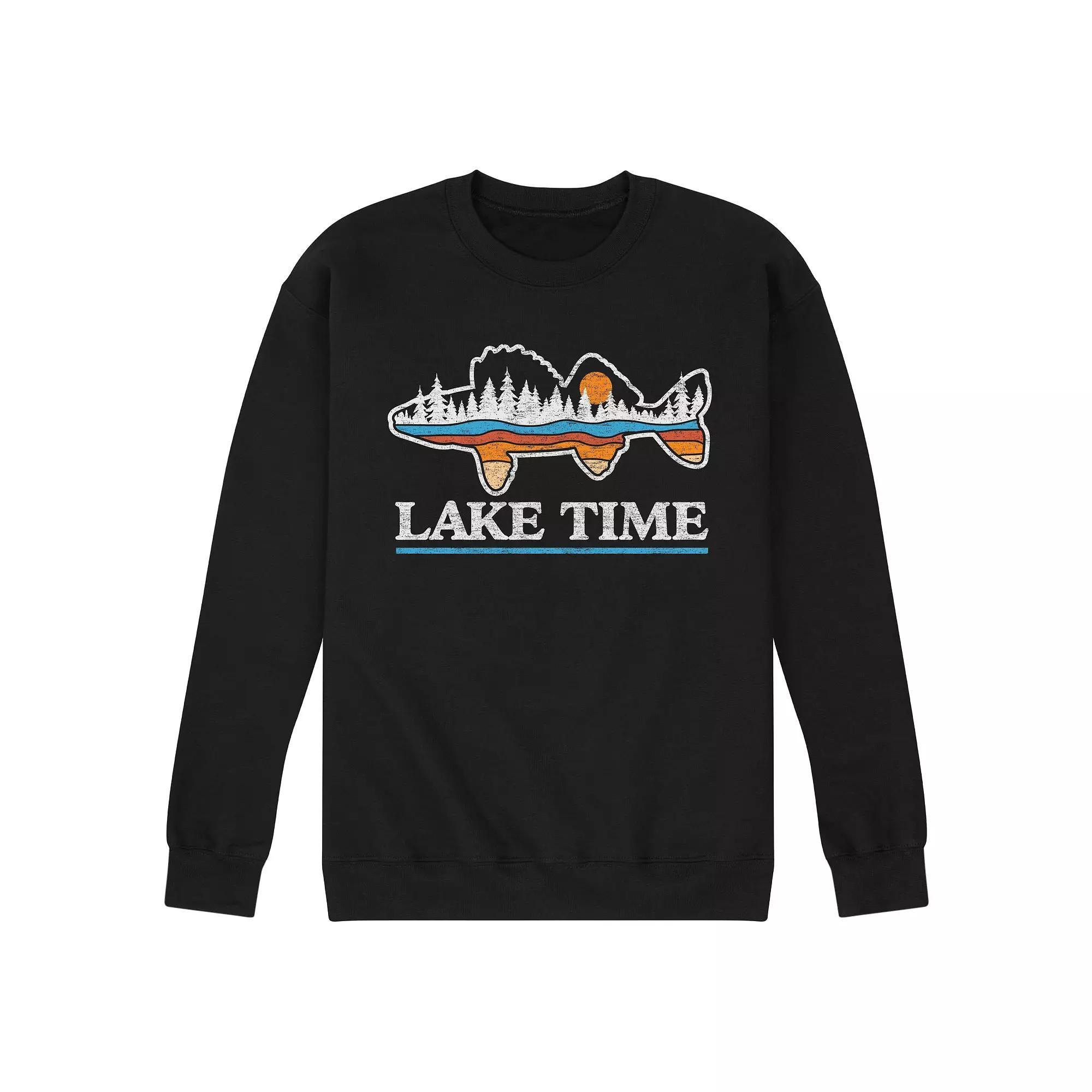 Mens Lake Time Graphic Sweatshirt Product Image
