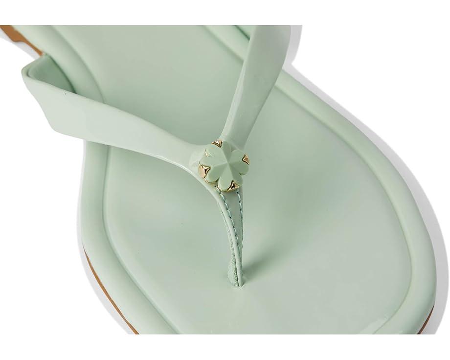 Spade Flower Smooth Leather Flip-Flop Product Image