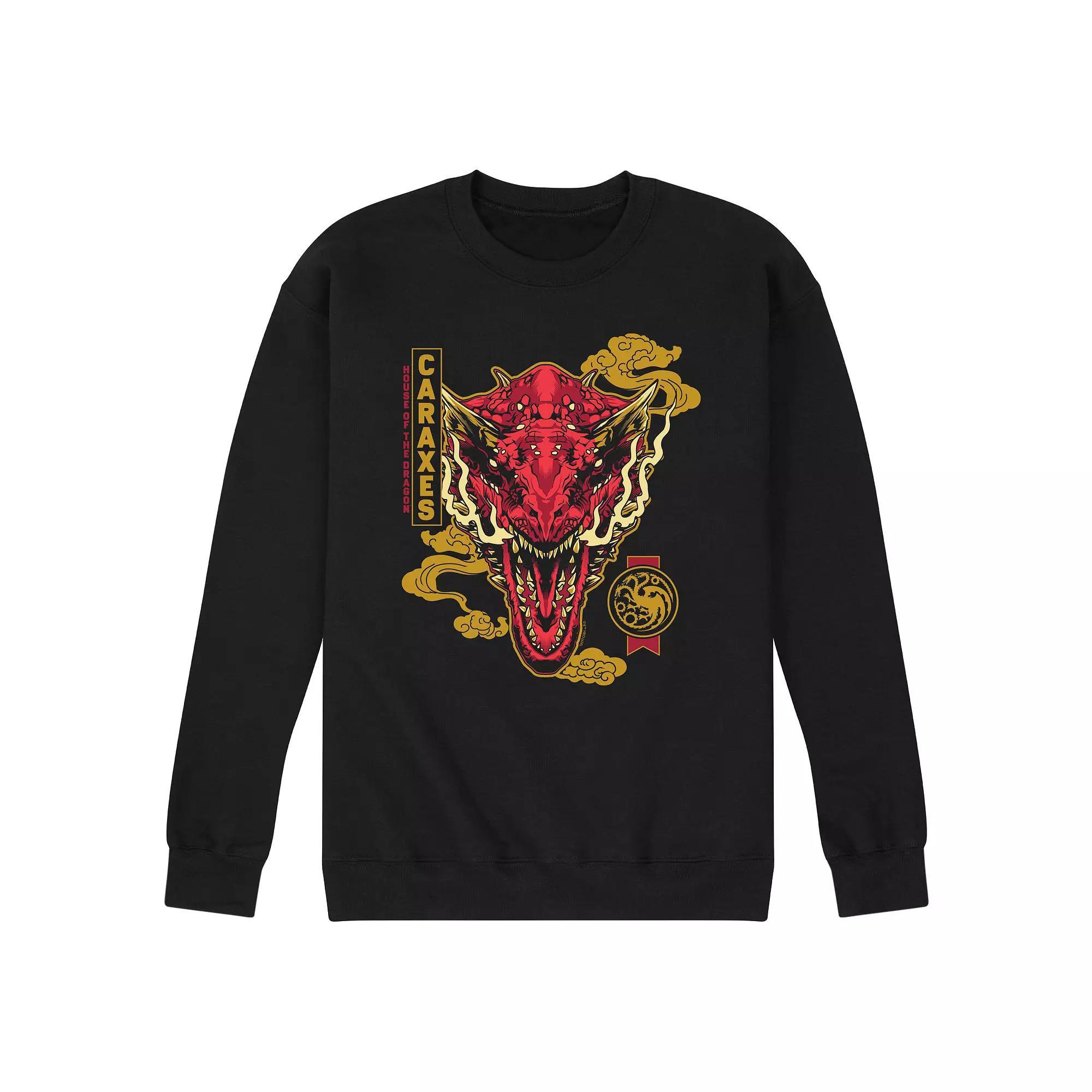 Mens House Of Dragon Caraxes Badge Fleece Sweatshirt Product Image