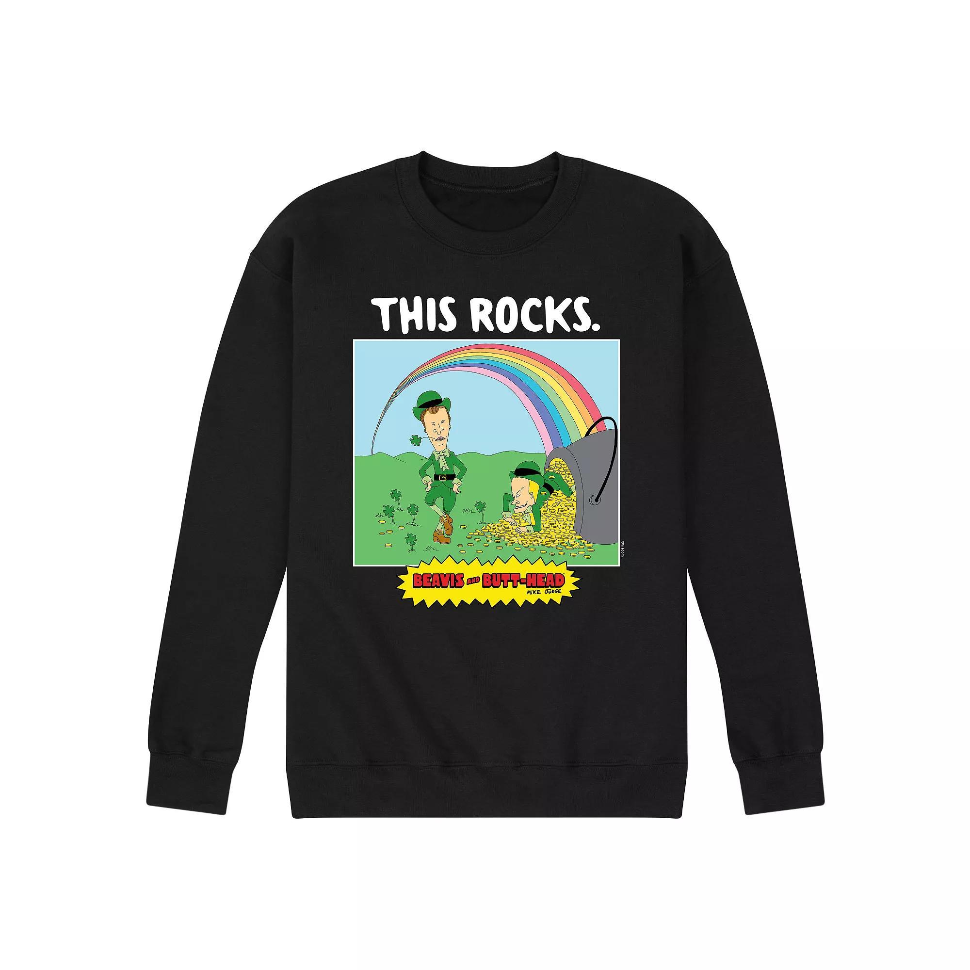 Mens Beavis And Butthead St Patricks Day Sweatshirt Product Image