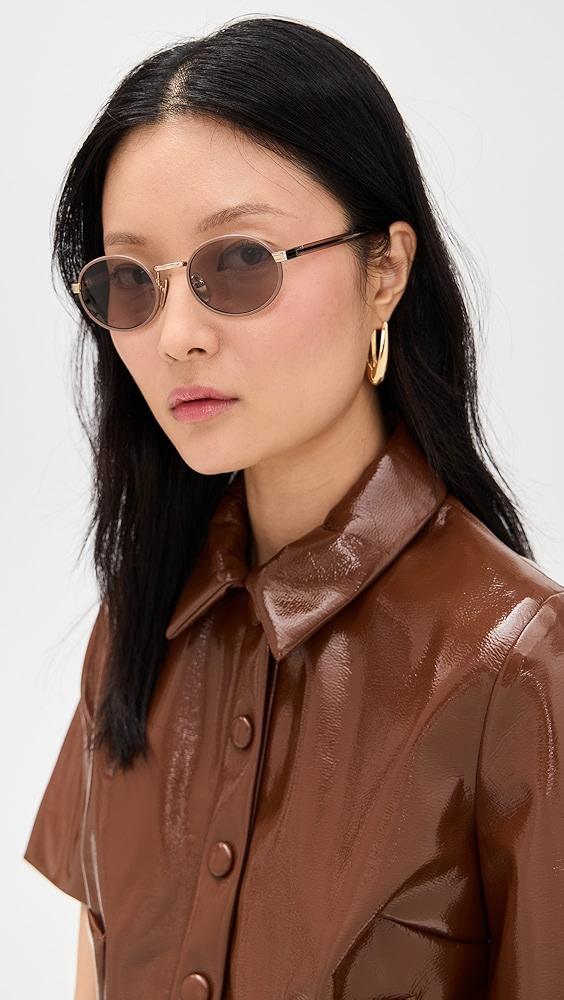 Prada Round Sunglasses | Shopbop Product Image