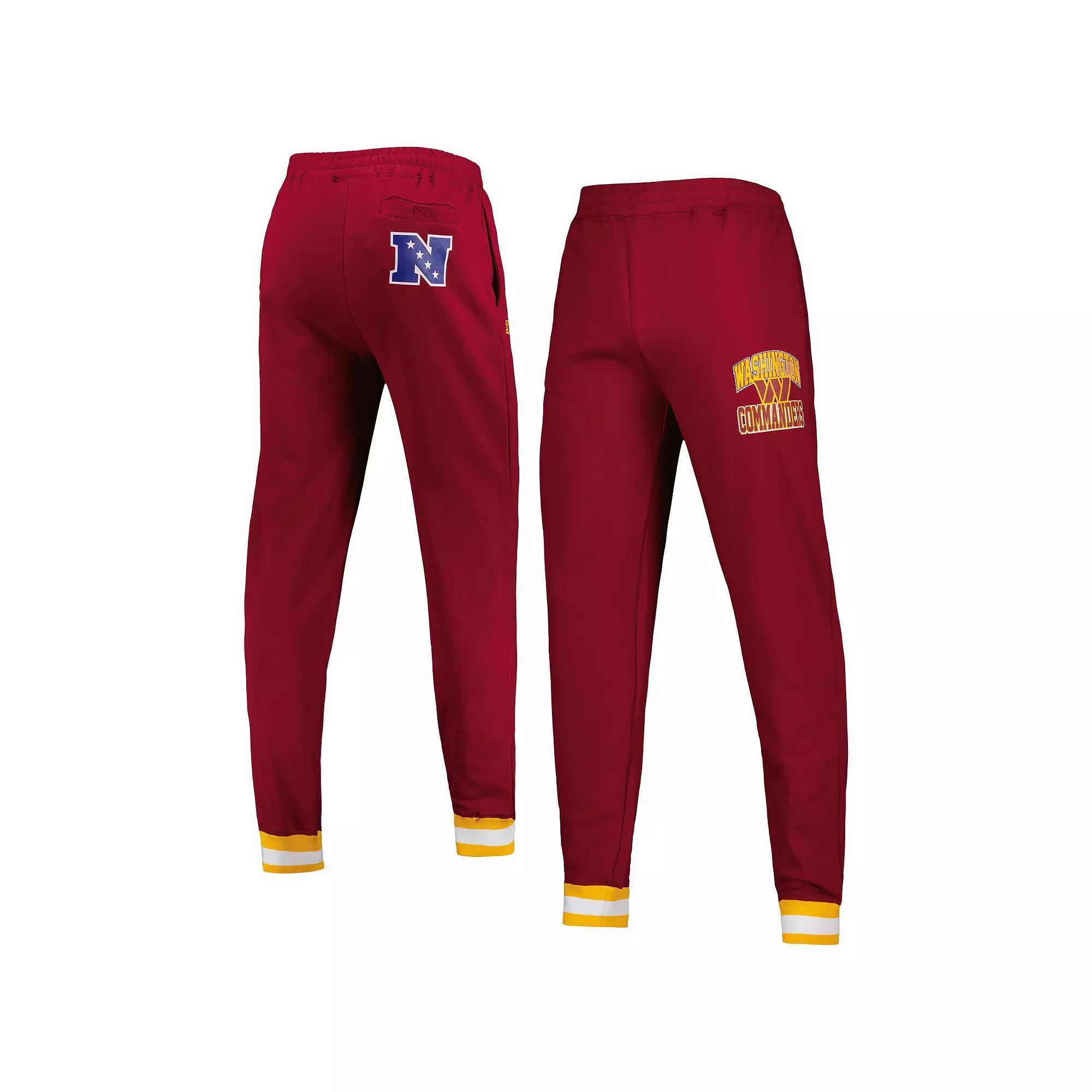 Men's Starter Burgundy Washington Commanders Blitz Fleece Jogger Pants, Size: Medium, Wft Med Re Product Image