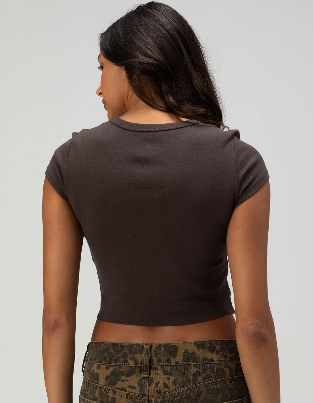 BILLABONG Lost Desert Womens Baby Tee - OFF-BLACK Product Image