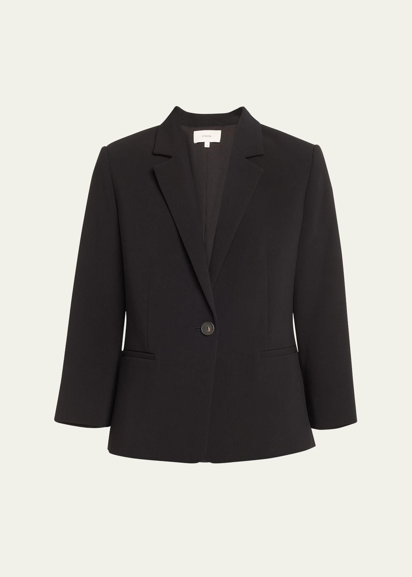 Shrunken Bracelet-Sleeve Blazer Product Image