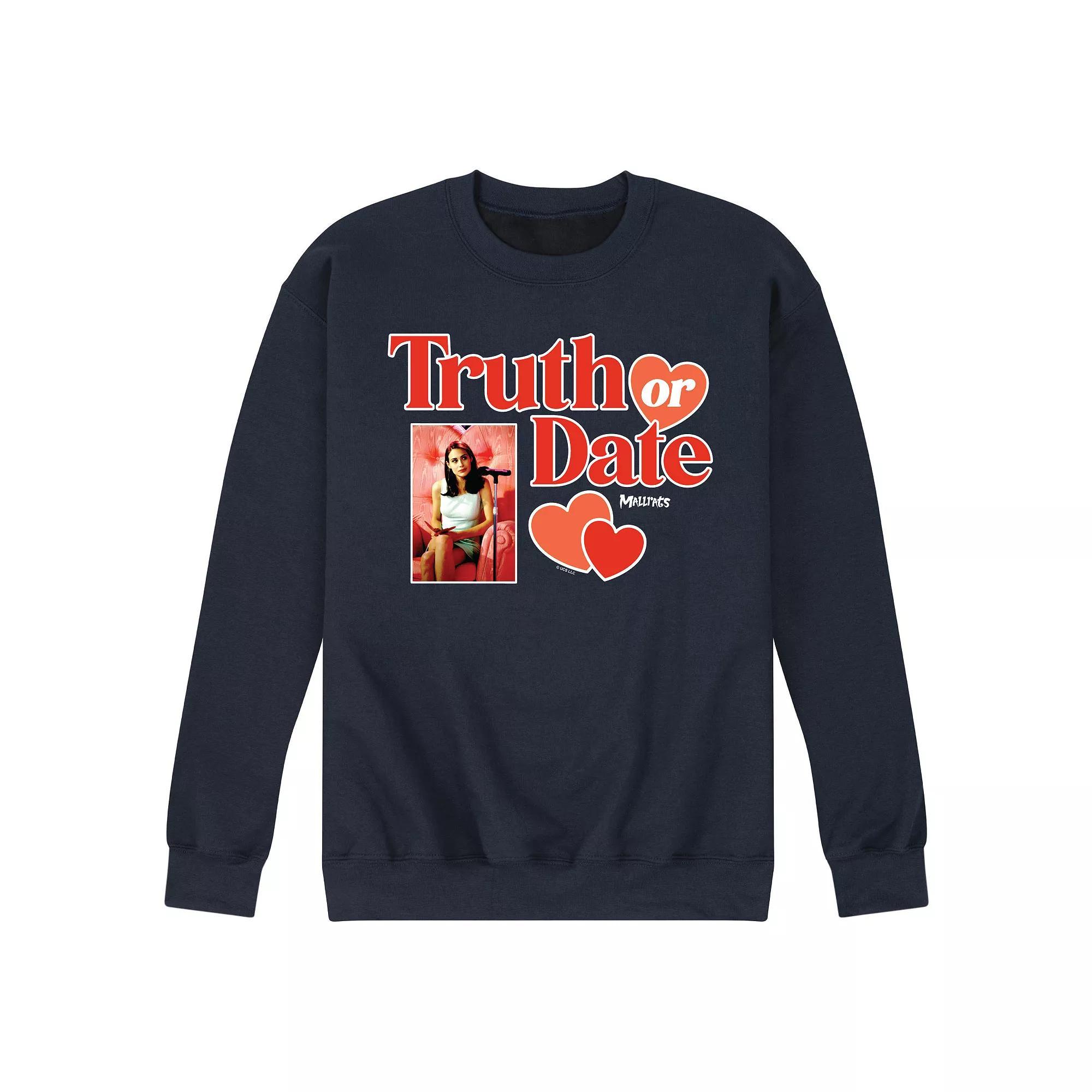 Mens SpongeBob SquarePants Tats On Pat Fleece Sweatshirt Blue Product Image
