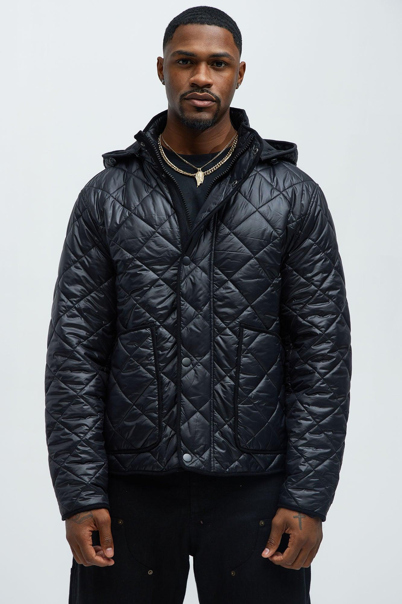 Better By Myself Quilted Jacket - Black Product Image