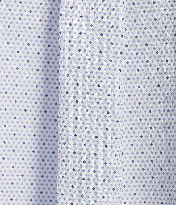 Roundtree & Yorke TravelSmart Easy Care Short Sleeve Diamond Print Sport Shirt Product Image