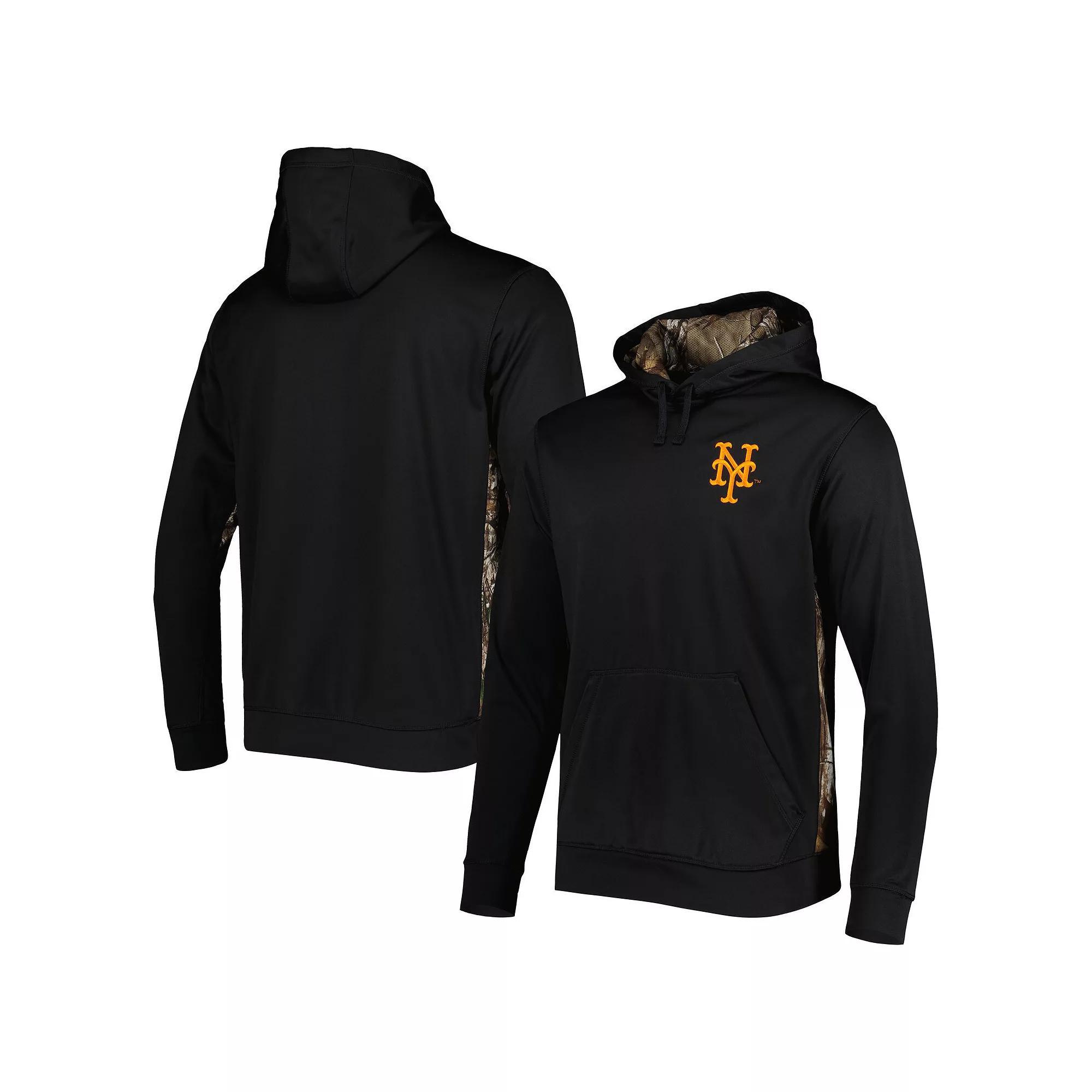 Men's Dunbrooke Black/Camo New York Mets Ranger Pullover Hoodie, Size: 2XL Product Image