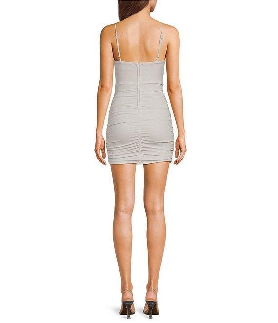 B. Darlin Spaghetti Strap Sweetheart Buster Bodycon Dress Product Image