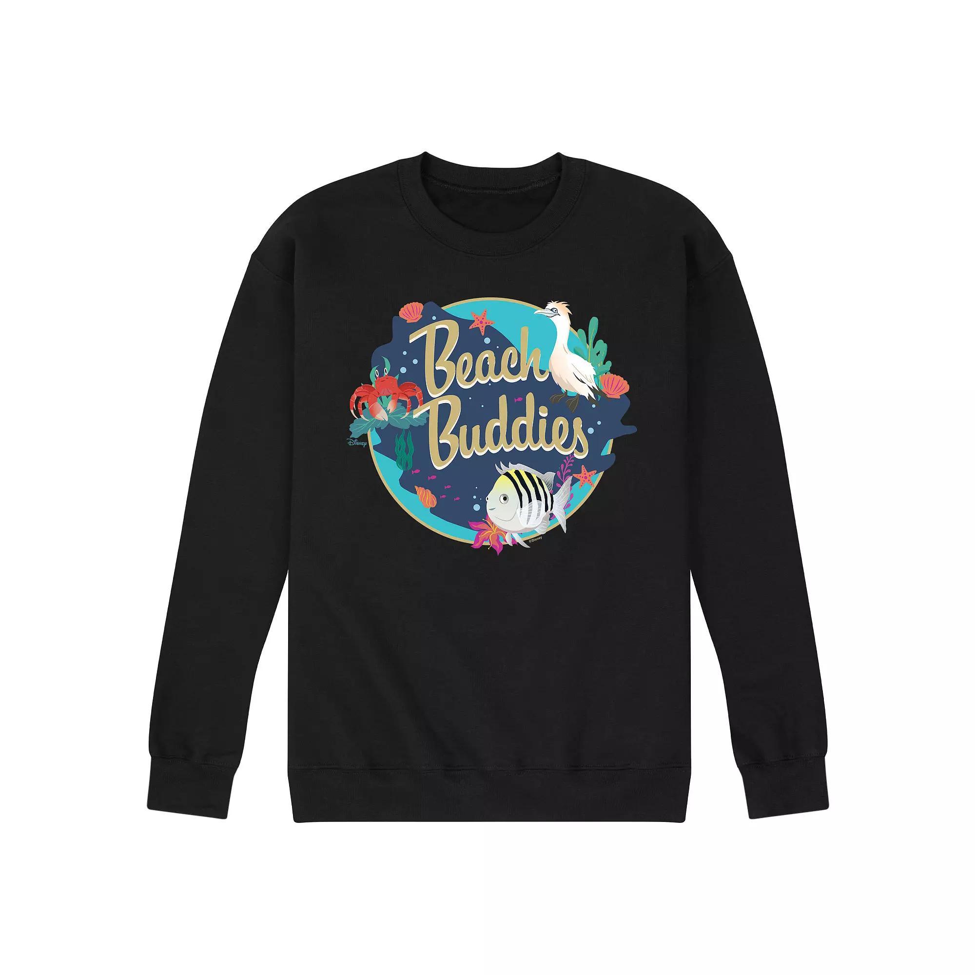 Disneys The Little Mermaid Mens Beach Buddies Graphic Tee Product Image