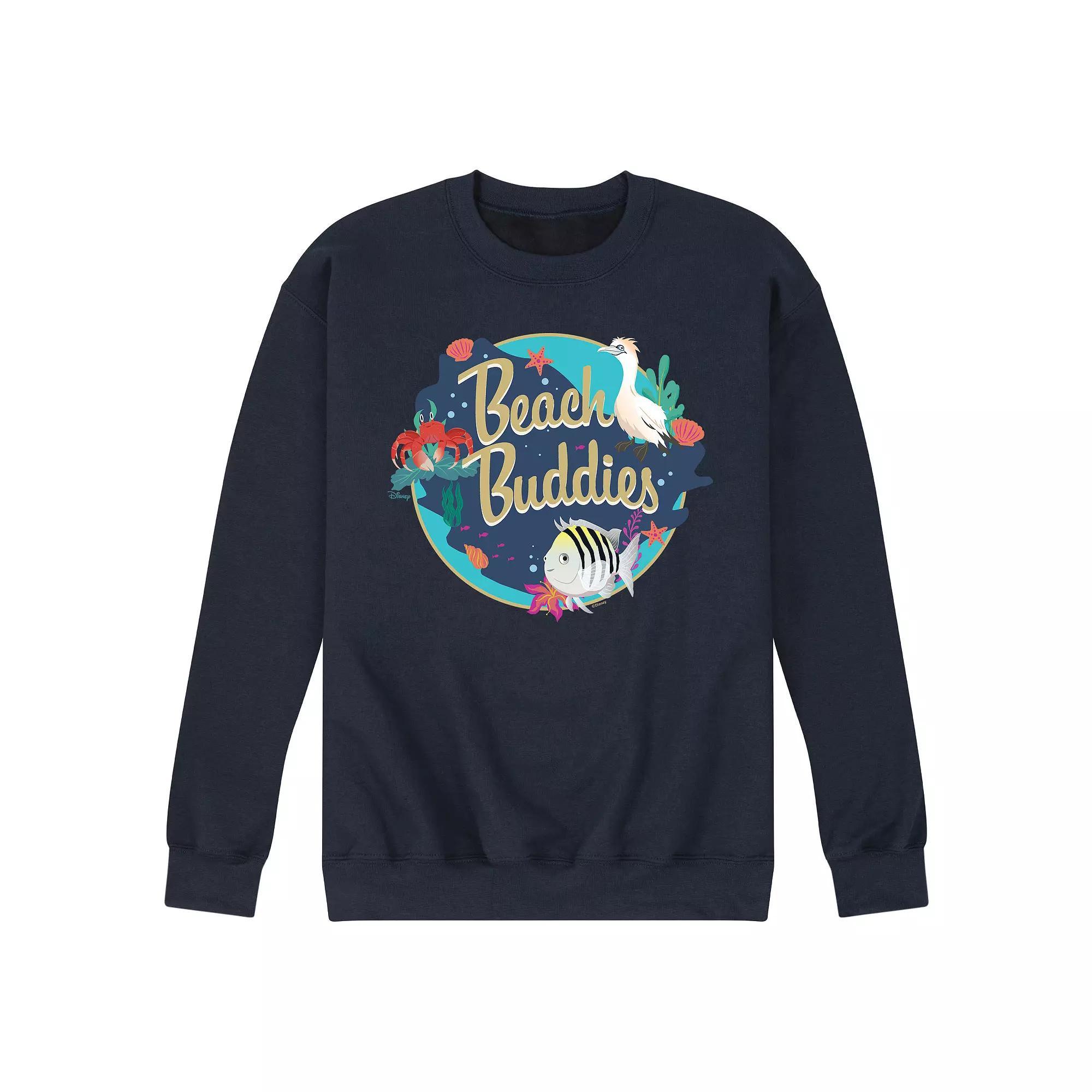 Disneys The Little Mermaid Mens Beach Buddies Graphic Tee Product Image