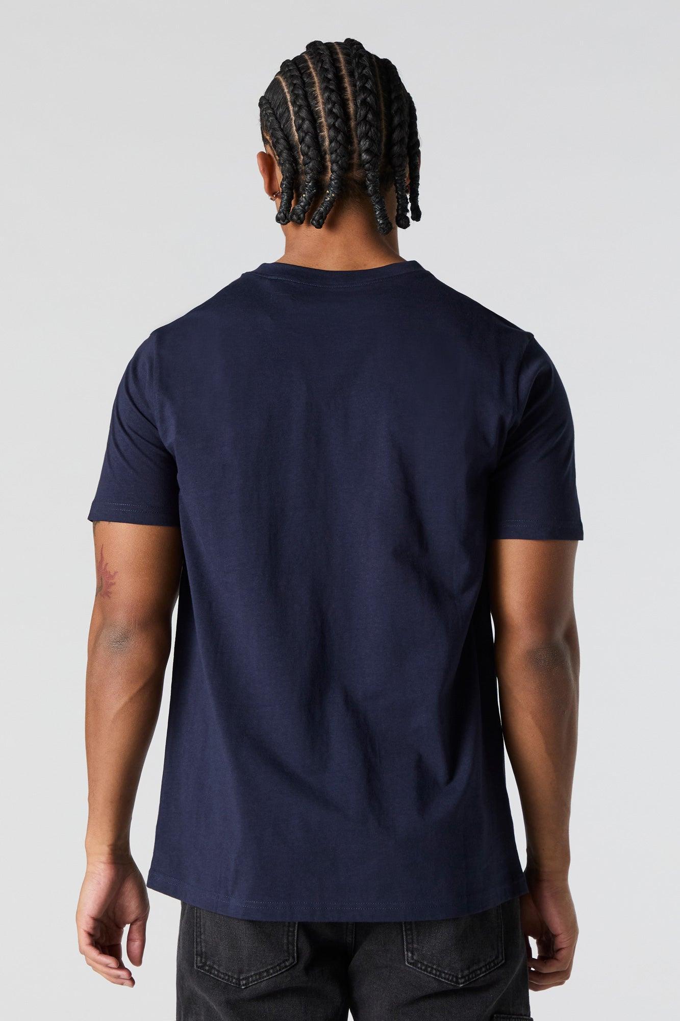 Solid Henley T-Shirt Male Product Image