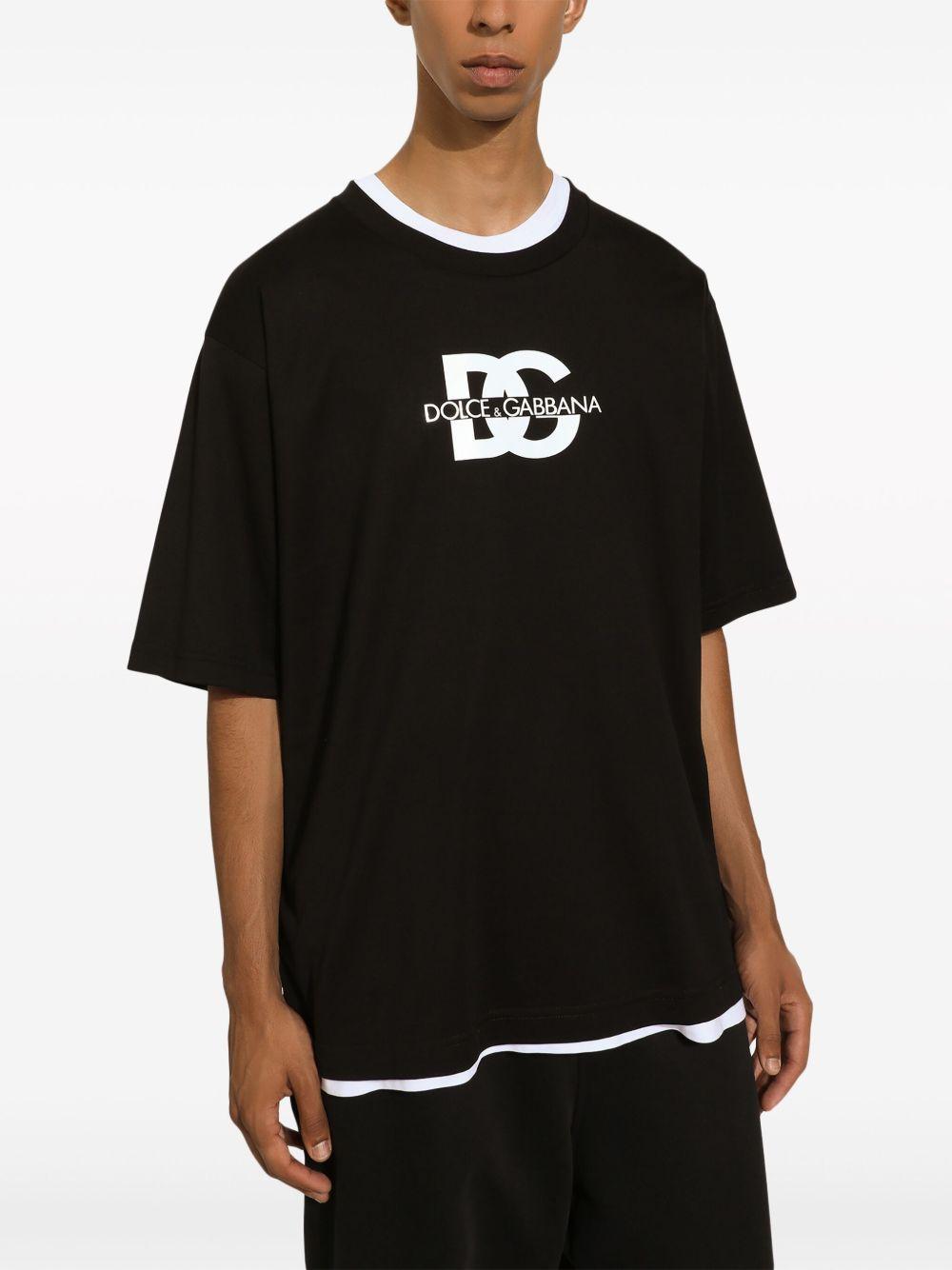 logo-print cotton T-shirt Product Image